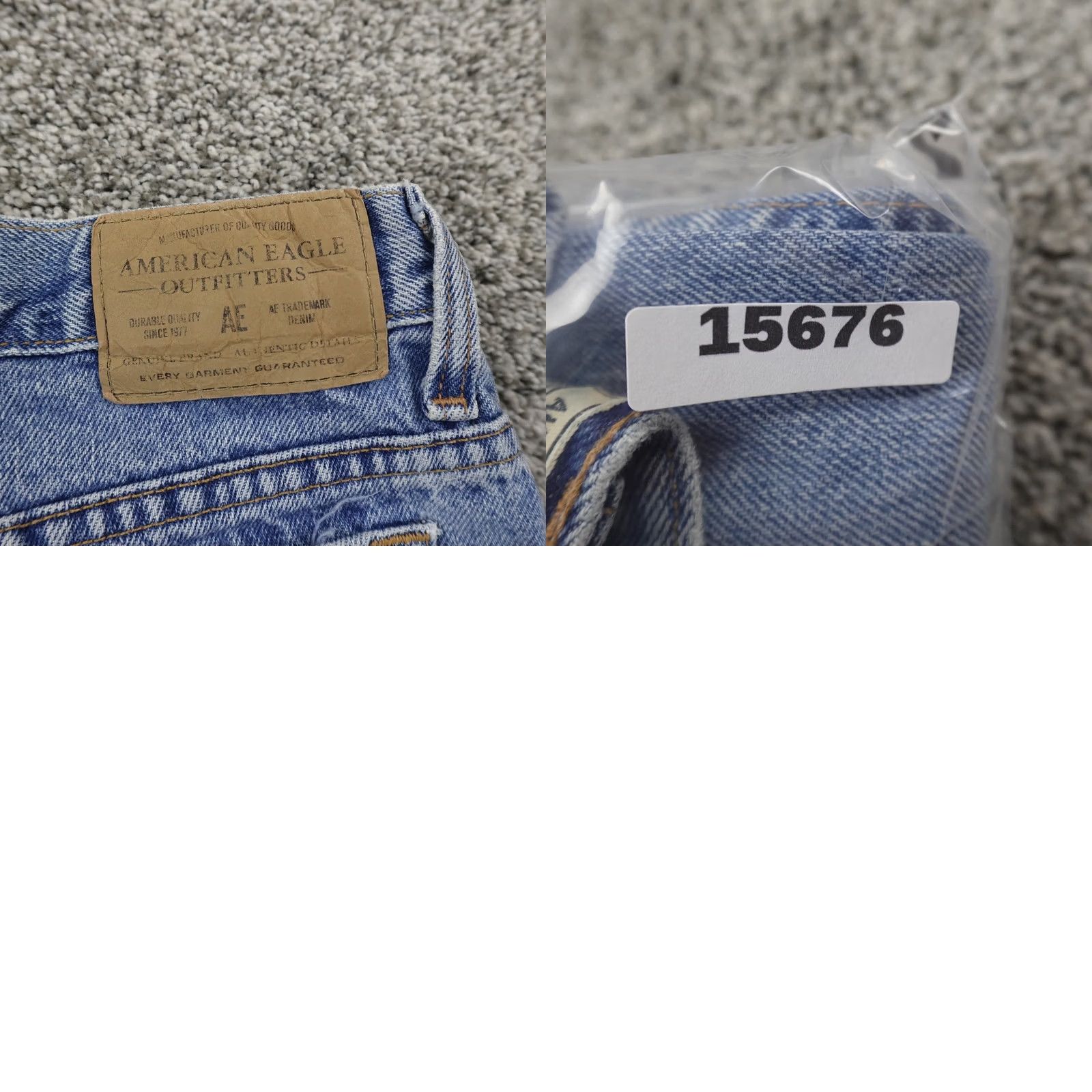 American Eagle Outfitters VTG American Eagle Jeans Womens 12 Dark Blue Denim High Rise Boot 90s Y2K Jeans Womens 12 Tall Blue 5-Pocket Design Mens? Size 34" / US 12 / IT 48 - 9 Thumbnail