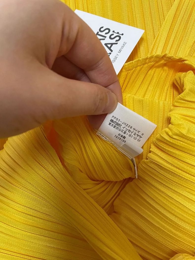 Issey Miyake Issey Miyake Yellow pleated skirt Size M / US 6-8 / IT 42-44 - 5 Thumbnail