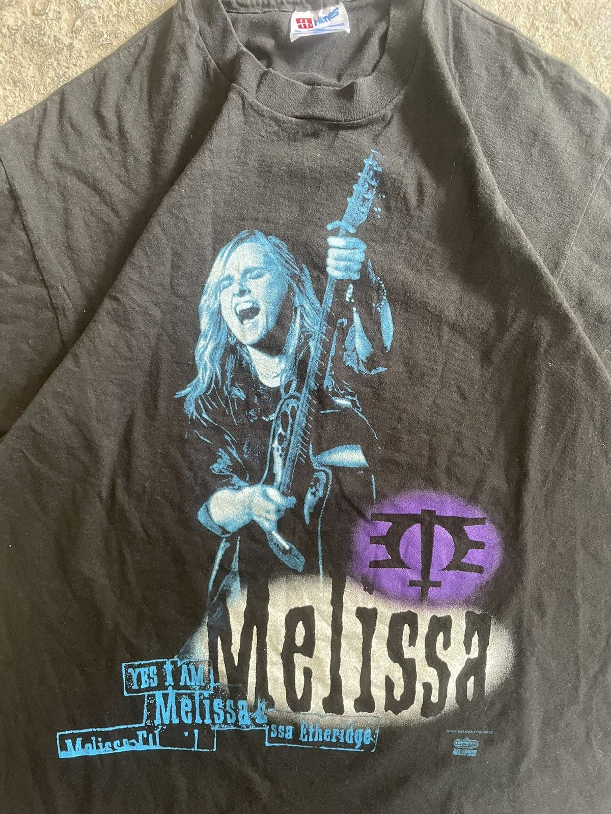 Band Tees Melissa Etheridge 90s single stitch band tee Size US L / EU 52-54 / 3 - 4 Thumbnail