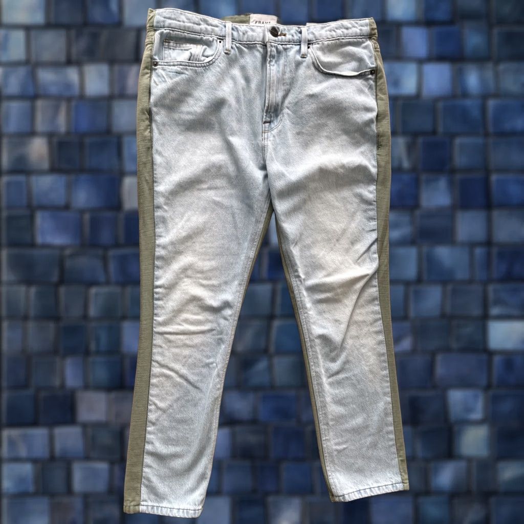 Frame VINTAGE Frame Jeans Womens 27 Boyfriend Style Denim Blue 5-Pocket Regular Inseam 27 Waist 33 City Pattern Solid Jeans Womens Boys? Size 27" / US 4 / IT 40 - 1 Thumbnail