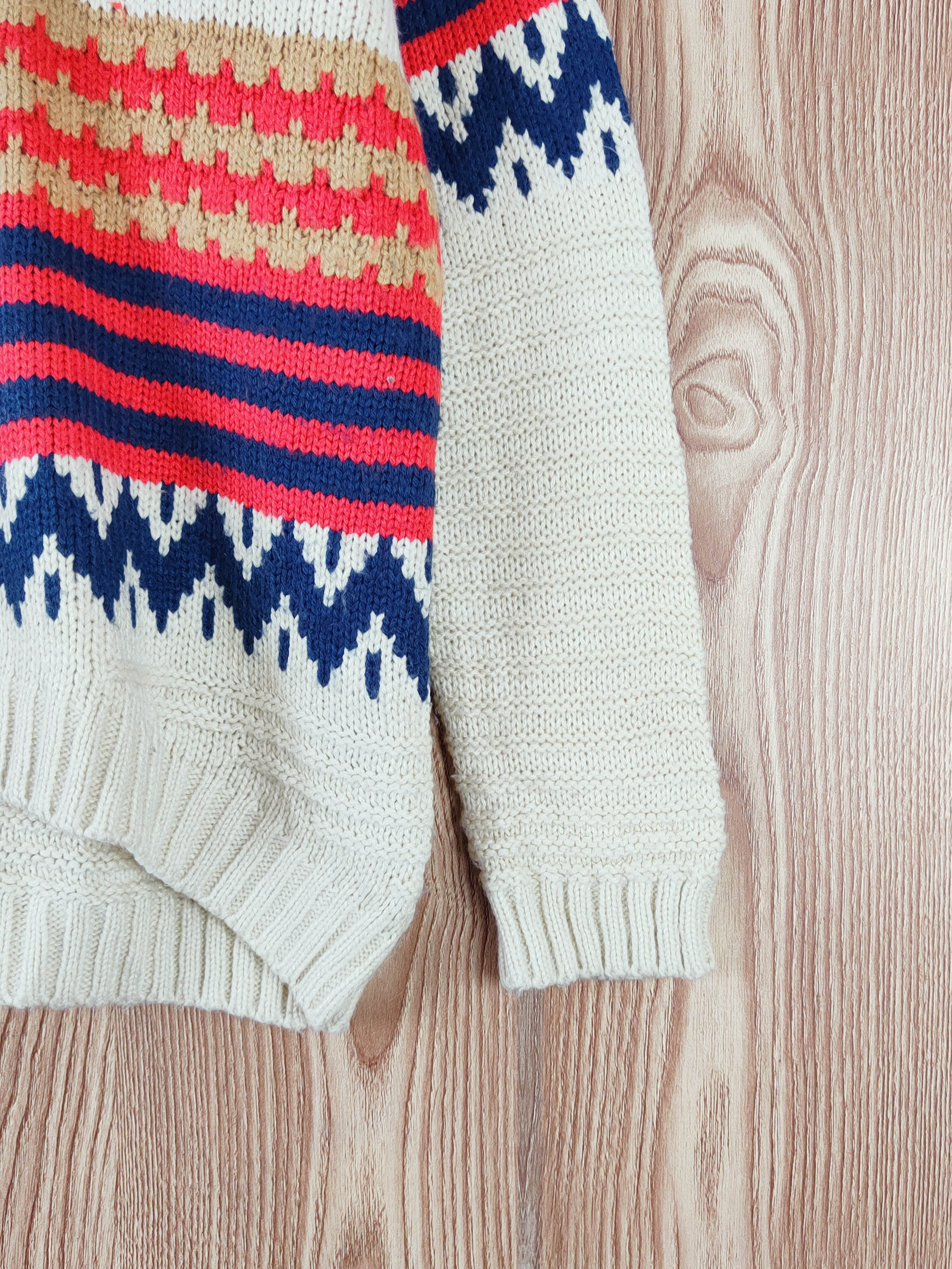 Japanese Brand × Vintage Japanese Brand Brown Knitwear Sweatshirts #W662 Size US M / EU 48-50 / 2 - 6 Thumbnail