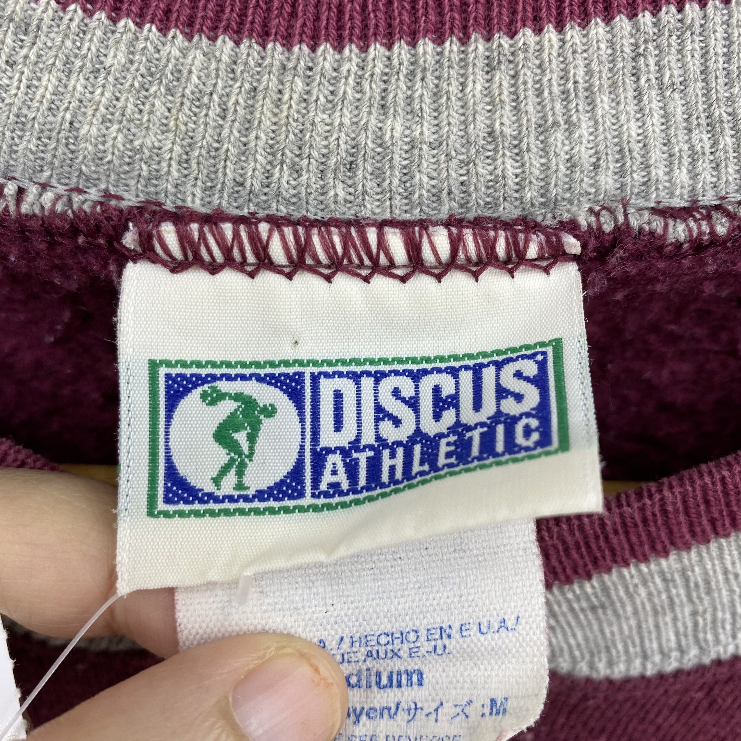 Russell Athletic Vintage 90s Discus Athletic USA Pullover Sweatshirt Jumper Size US M / EU 48-50 / 2 - 5 Thumbnail