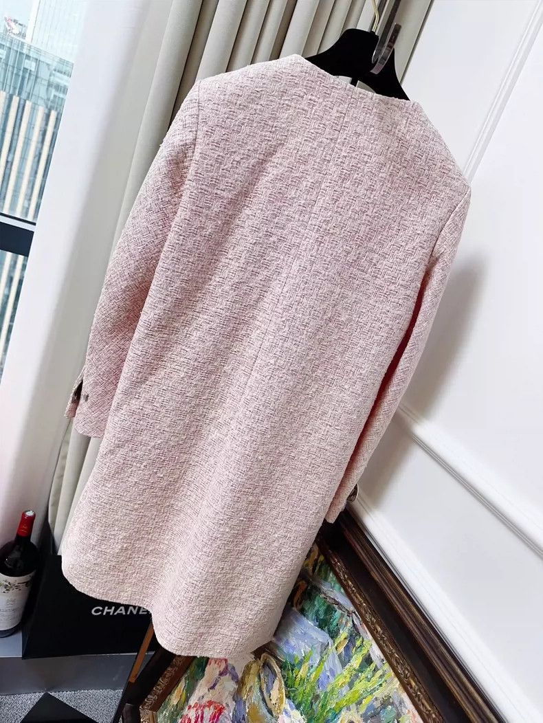 Chanel Chanel Airport Series Pink Medium and Long Coat Size XS / US 0-2 / IT 36-38 - 2 Thumbnail