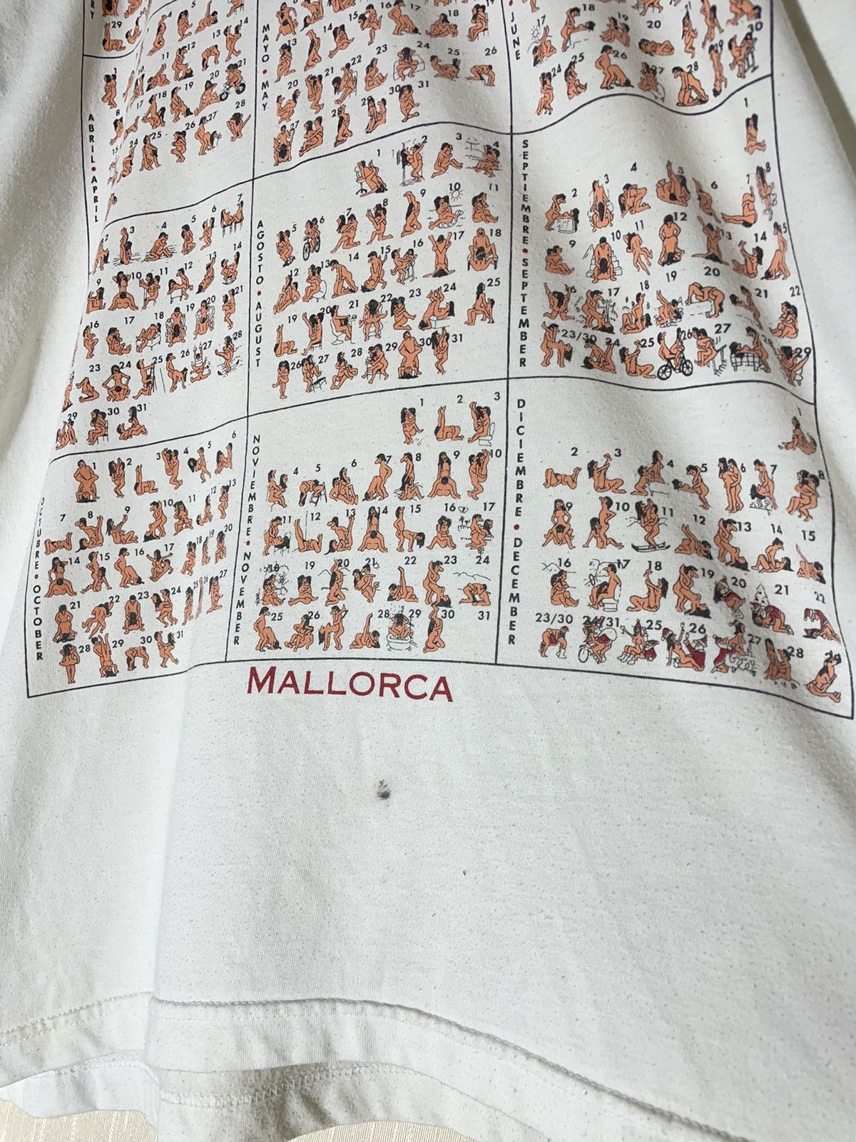 Vintage Kamasutra 365 days Humor crazy vintage T shirt 90s Size US XL / EU 56 / 4 - 7 Thumbnail