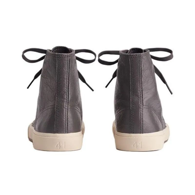 Balenciaga o1mt1gz1024 Paris Arena High Top Sneakers in Chocolate Size US 6 / EU 39 - 6 Thumbnail