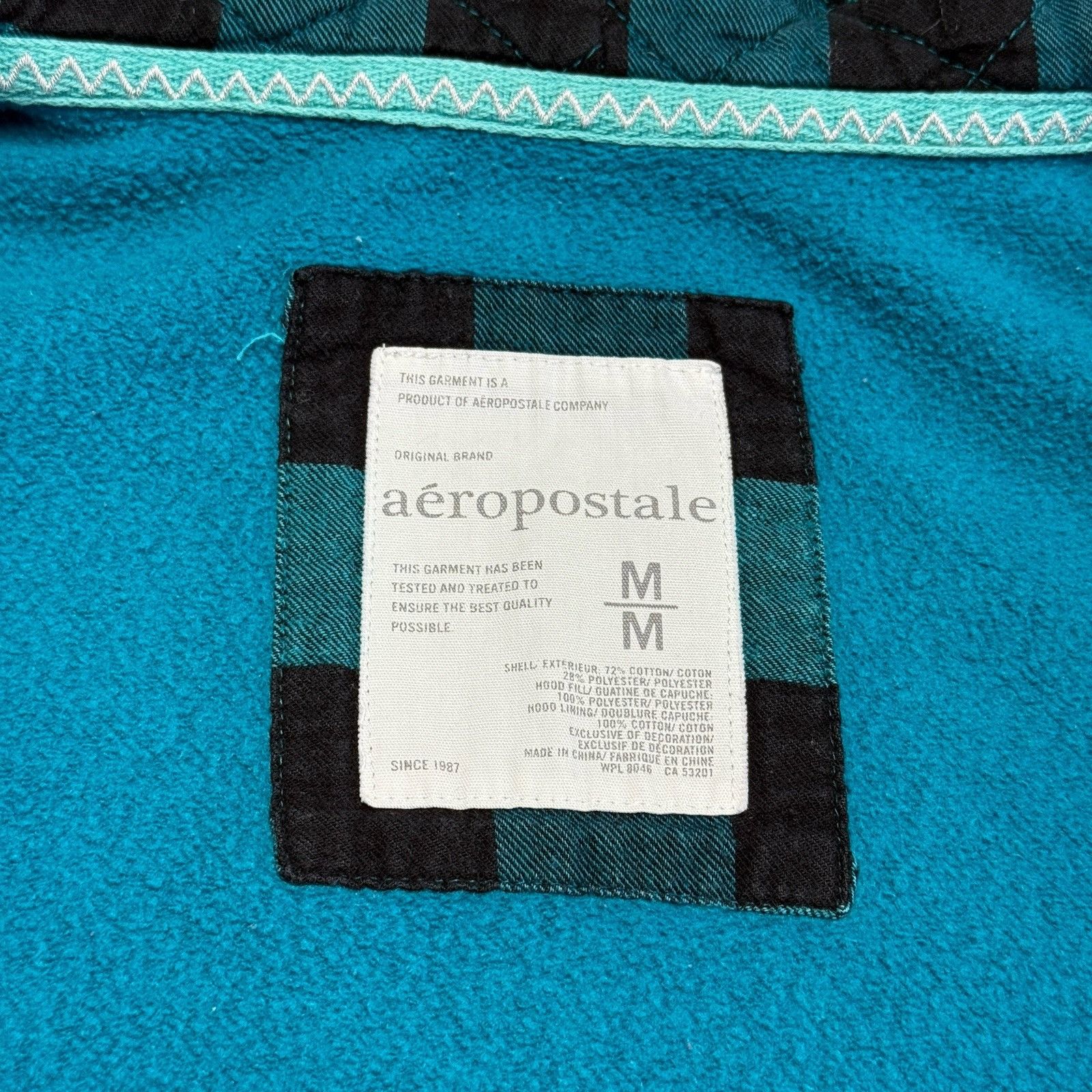 Aeropostale Aeropostale Hoodie Sweatshirt Womens Medium 18x23 Fill Zip Y Size M / US 6-8 / IT 42-44 - 10 Thumbnail