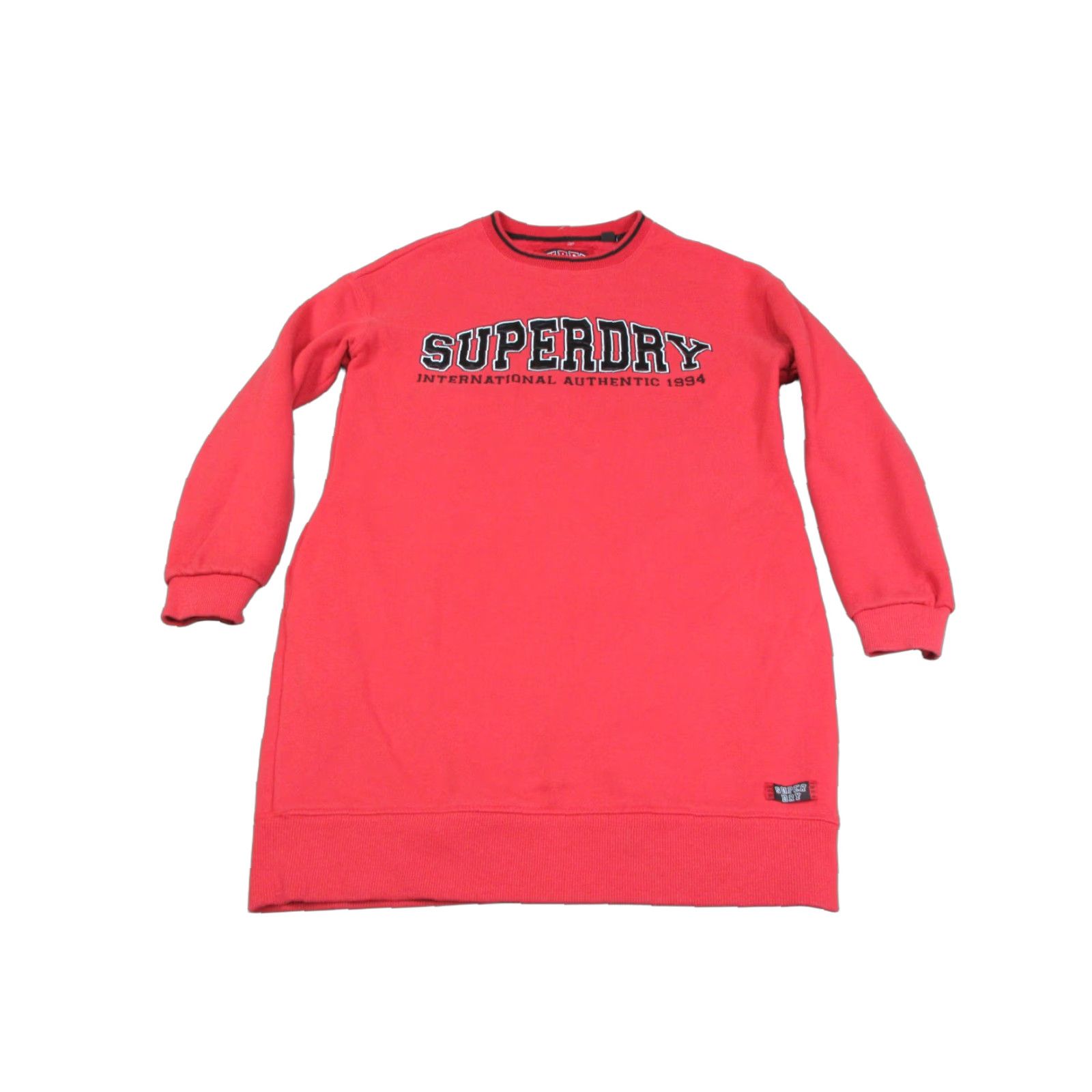 Superdry Superdry Sweatshirt Womens 6 Red Black Long Solid Spellout Casual Pullover Top Size M / US 6-8 / IT 42-44 - 1 Thumbnail