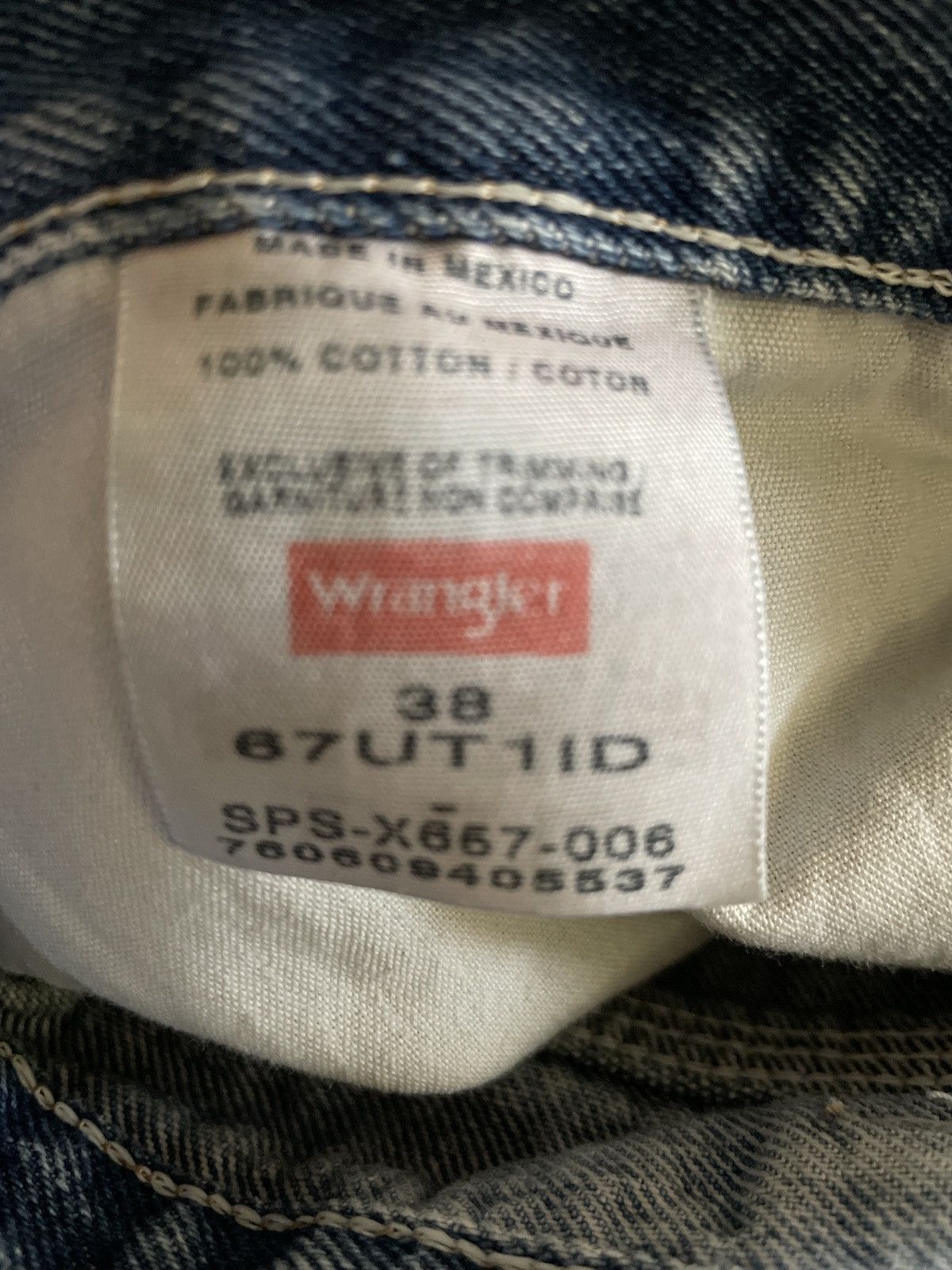 Vintage × Wrangler Wrangler Utility Jean Shorts Men’s Size 38 JORTS Blue Denim Size US 38 / EU 54 - 13 Thumbnail