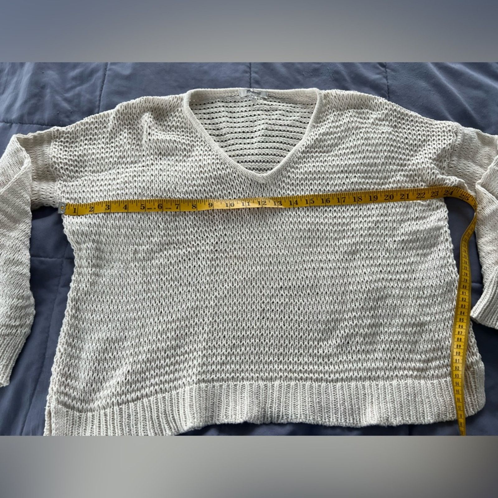 Madewell Madewell Knit Cropped Sweater Size M Size M / US 6-8 / IT 42-44 - 2 Thumbnail