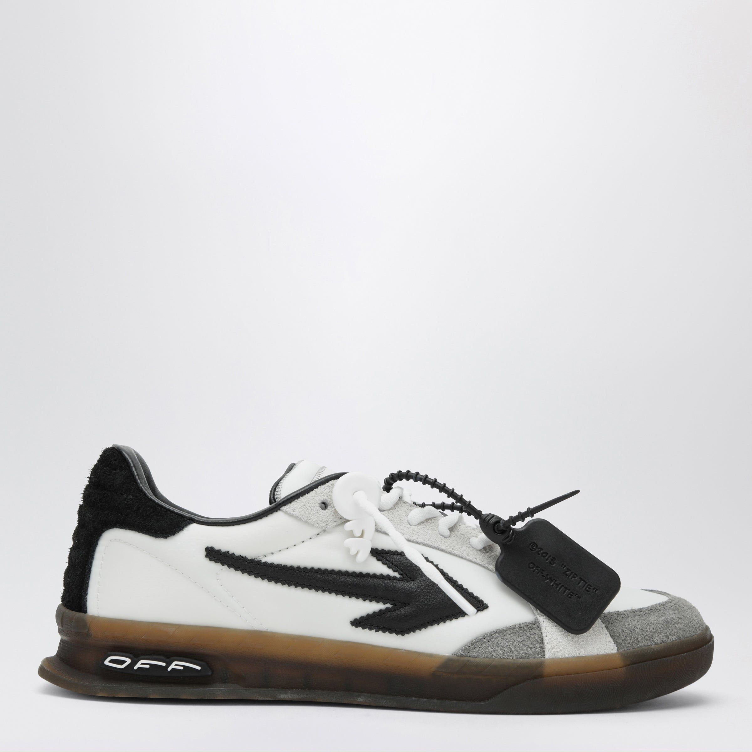 Off-White Off-White New Slim Sneakers White/Black Size US 9 / EU 42 - 1 Thumbnail