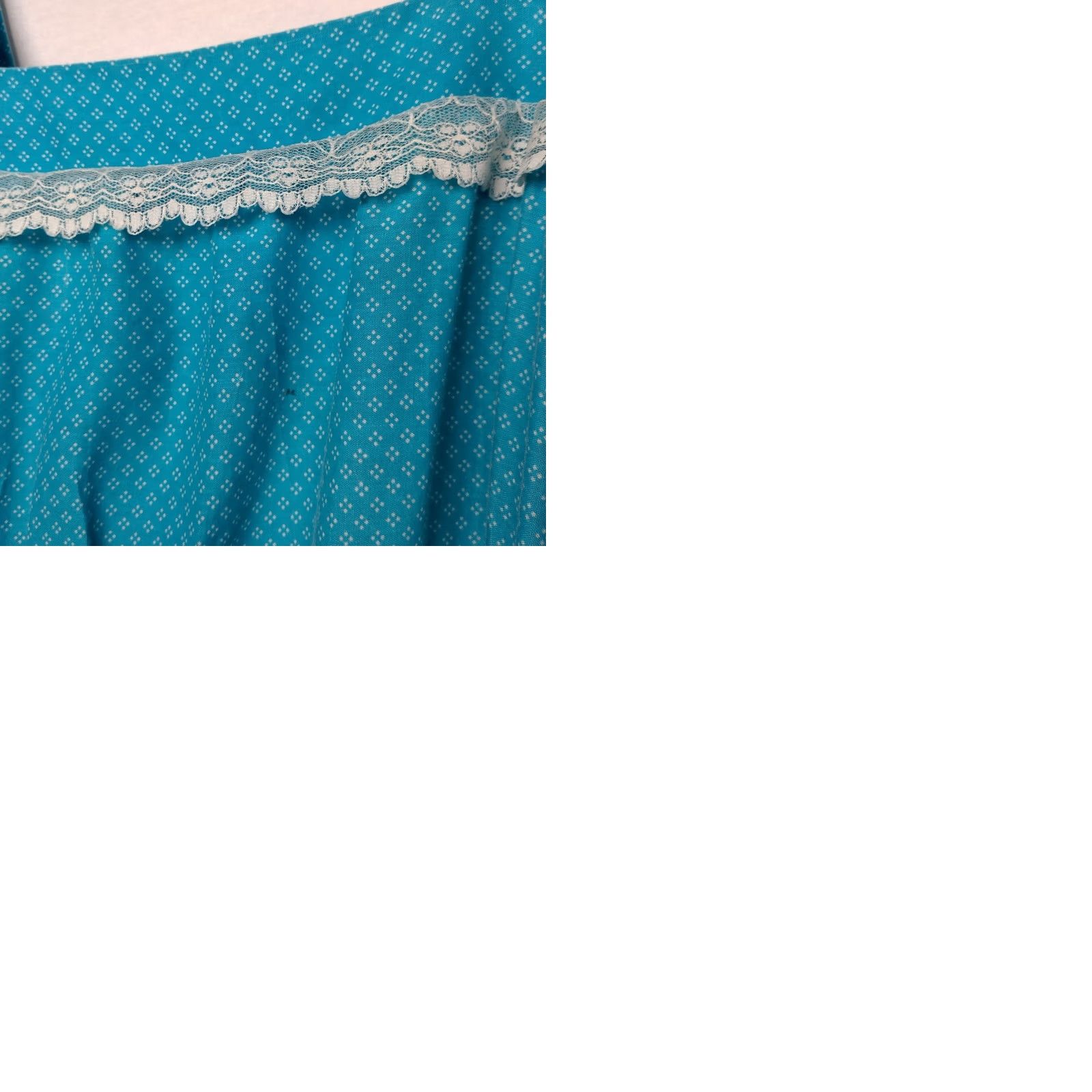 Vintage VINTAGE Peasant Sundress Pair 18 1/2 Sleeveless Blue Pink Lace Hippie Boho Maxi Midi Casual Women Plus Size Dresses Size XXL / US 16-18 / IT 52-54 - 12 Thumbnail
