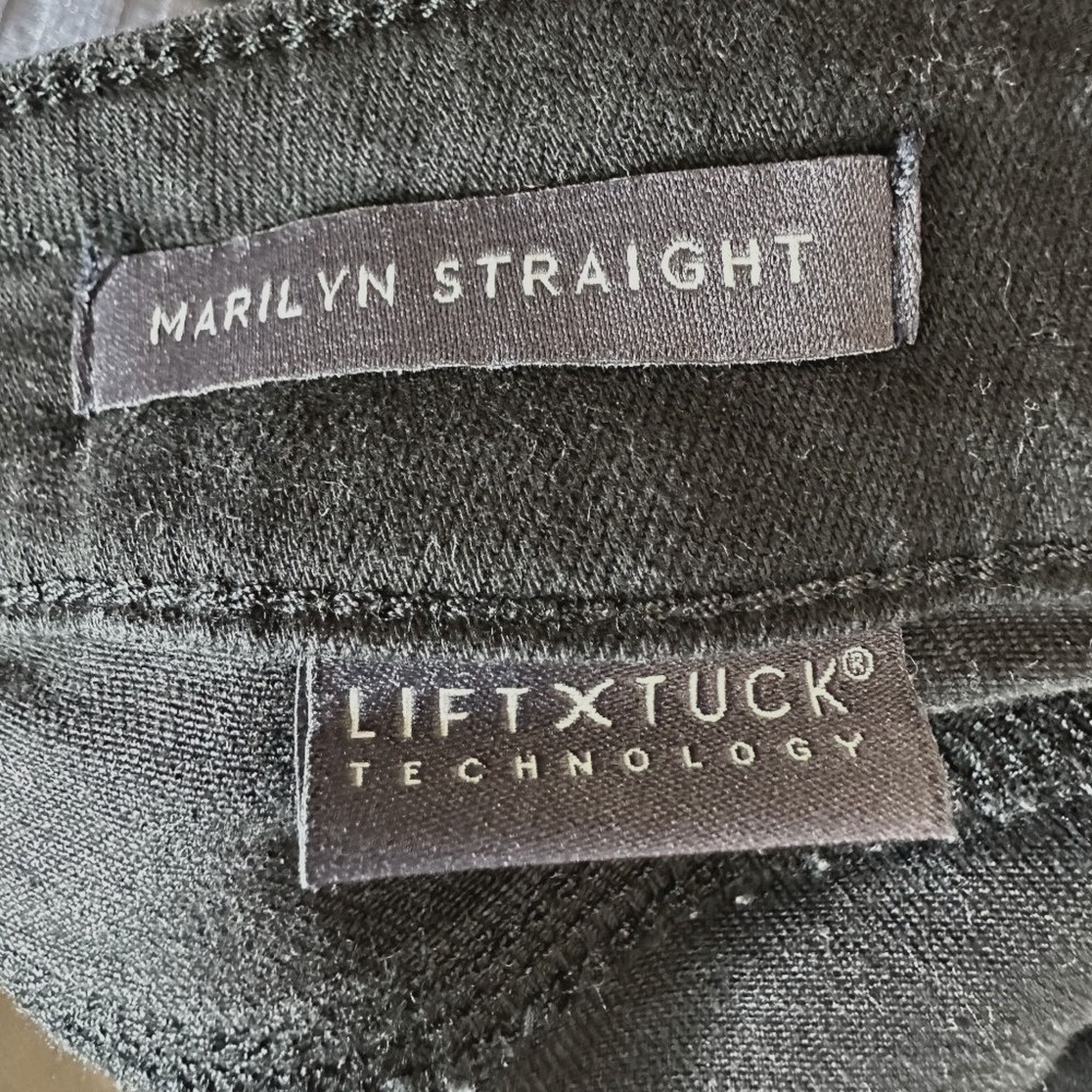 NYDJ NYDJ Marilyn Lift Tuck Technology Straight Jeans Black 16 Size 38" / US 16 / IT 52 - 13 Thumbnail
