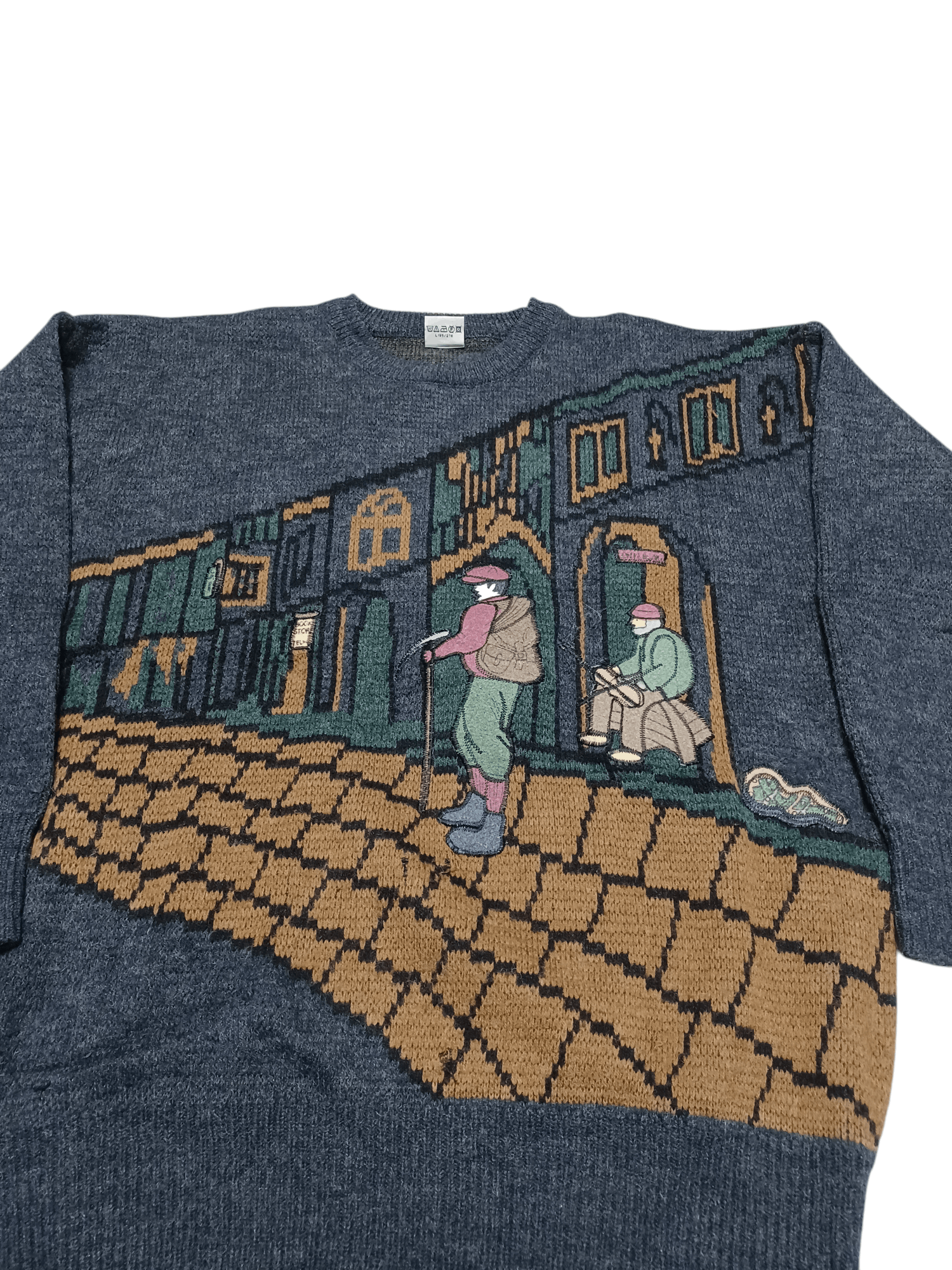 Other FIRE UNIQUE WOOL VINTAGE 90S SWEATER Y2K OLDMONEY Size US L / EU 52-54 / 3 - 2 Thumbnail
