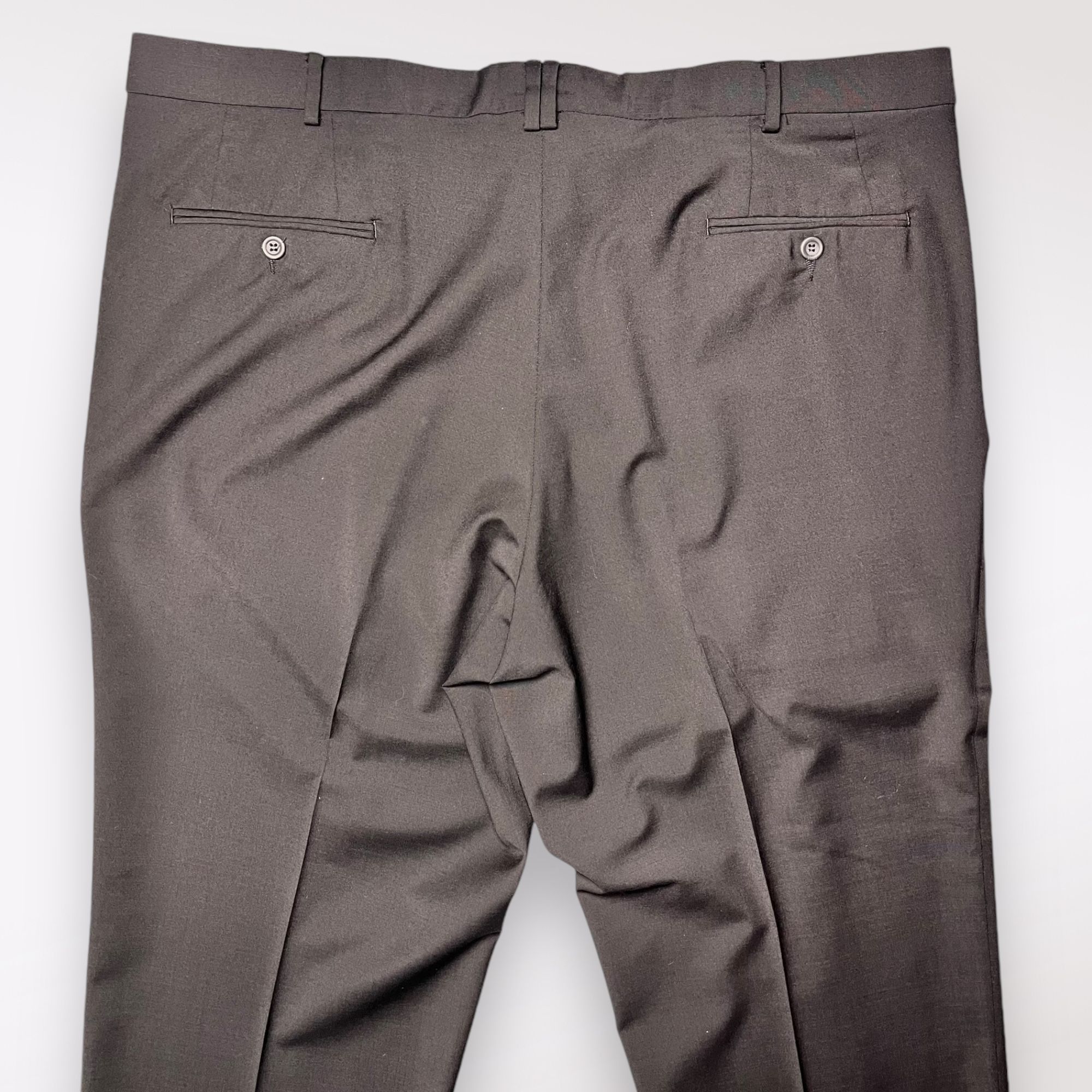 Dockers VTG Dockers Premium Wool Blend Trousers Black Pleated 42 X 3 Size US 42 / EU 58 - 8 Thumbnail