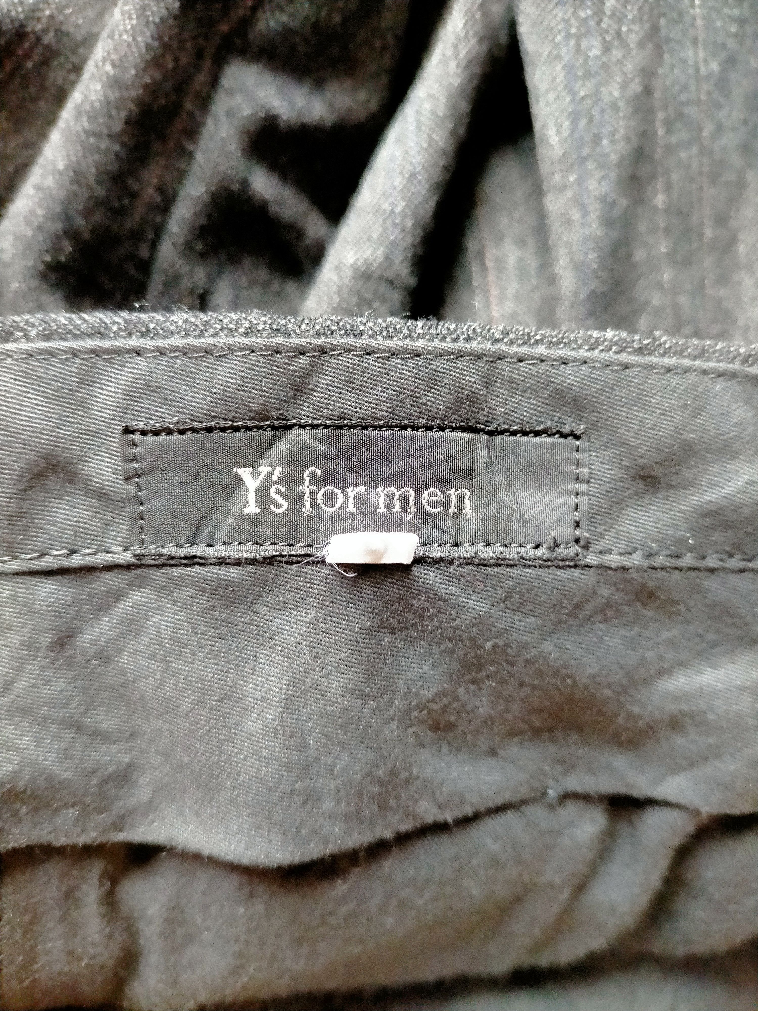 Yohji Yamamoto Y's for men Yohji Yamamoto Wool Wide Stripe Trouser Pants Size US 30 / EU 46 - 16 Thumbnail