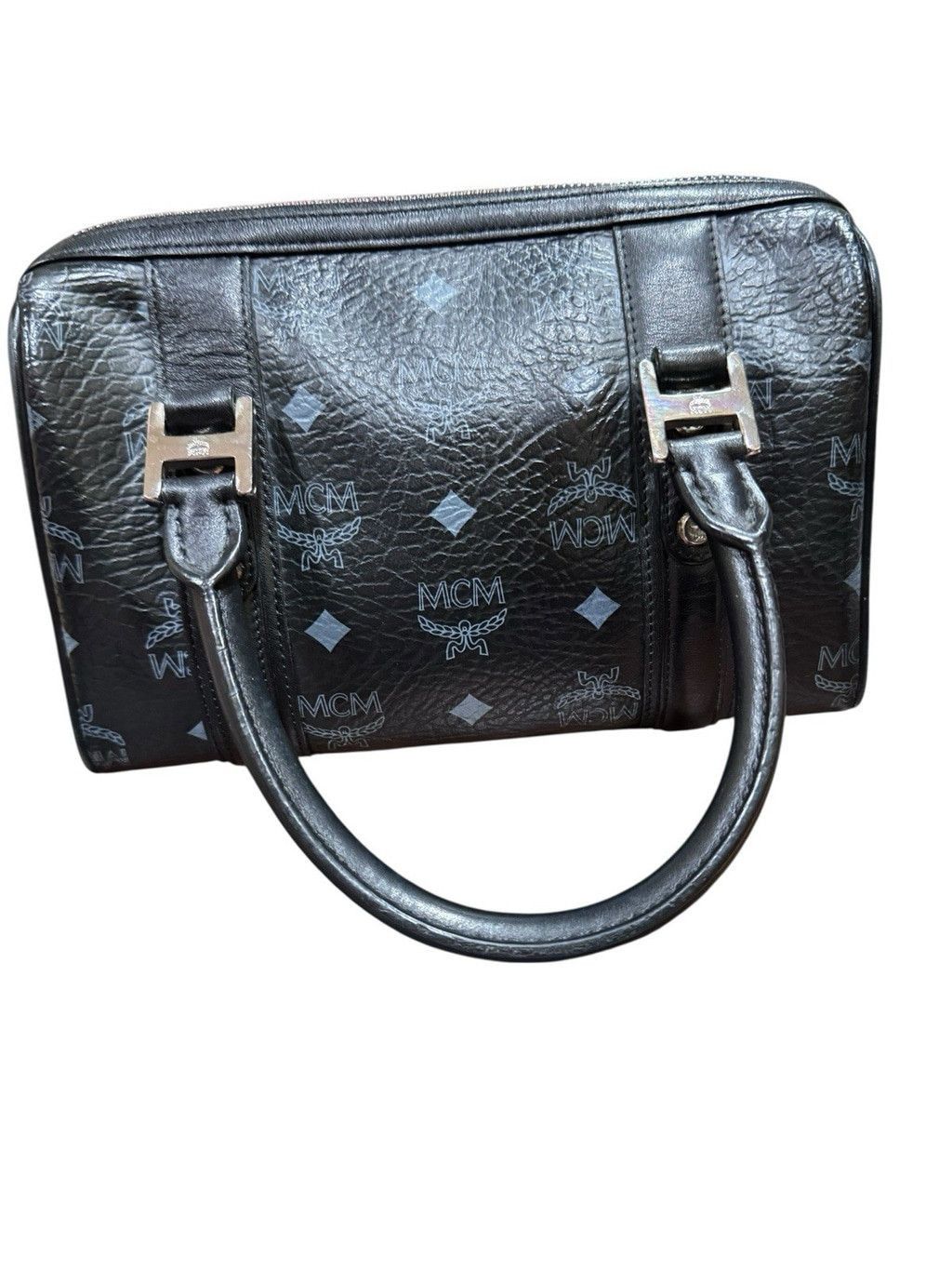 MCM MCM Visetos Black Boston Satchel Size ONE SIZE - 4 Thumbnail