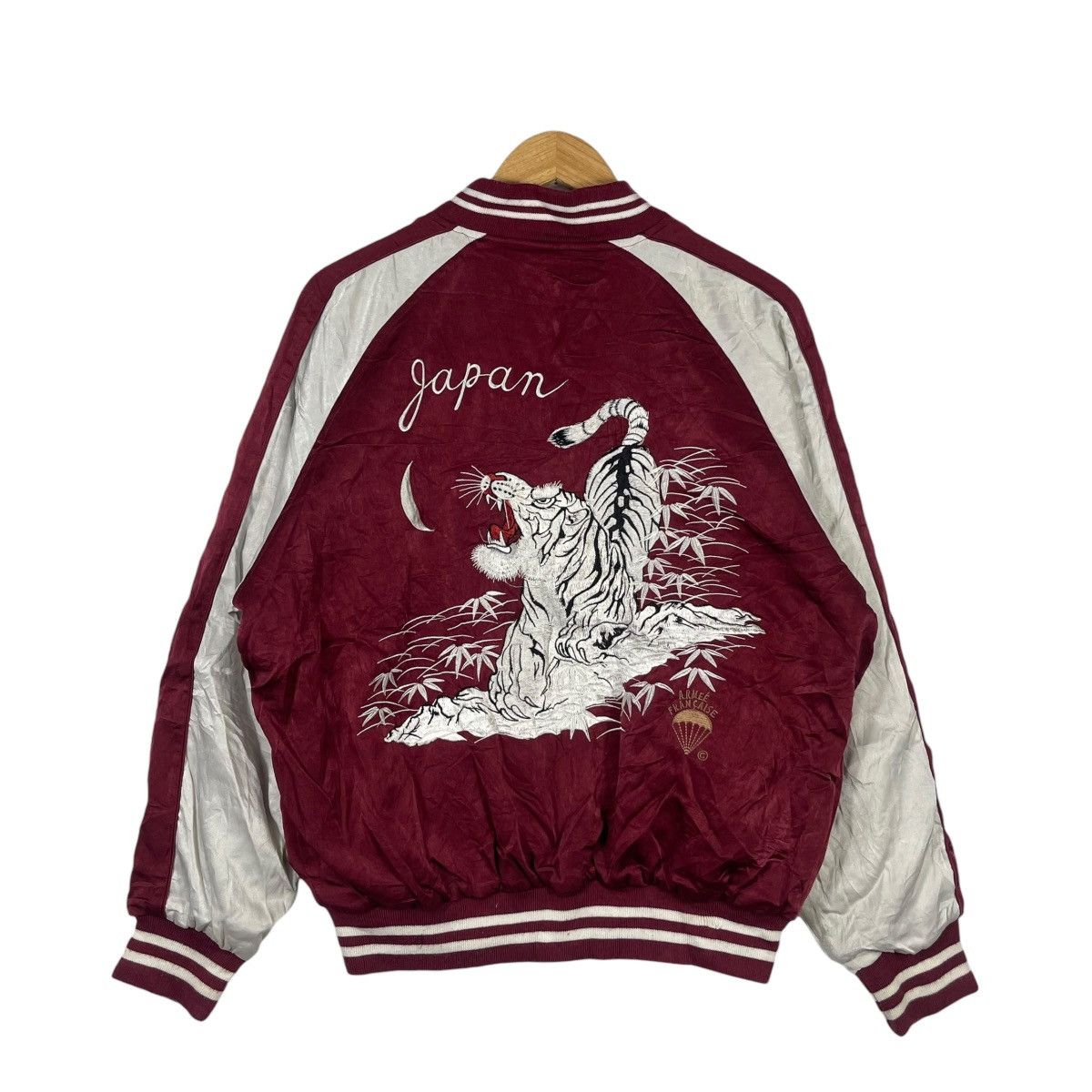 Japanese Brand Vintage Japanese Sukajan Souvenir Jacket Tiger Embroidery Size US M / EU 48-50 / 2 - 4 Thumbnail