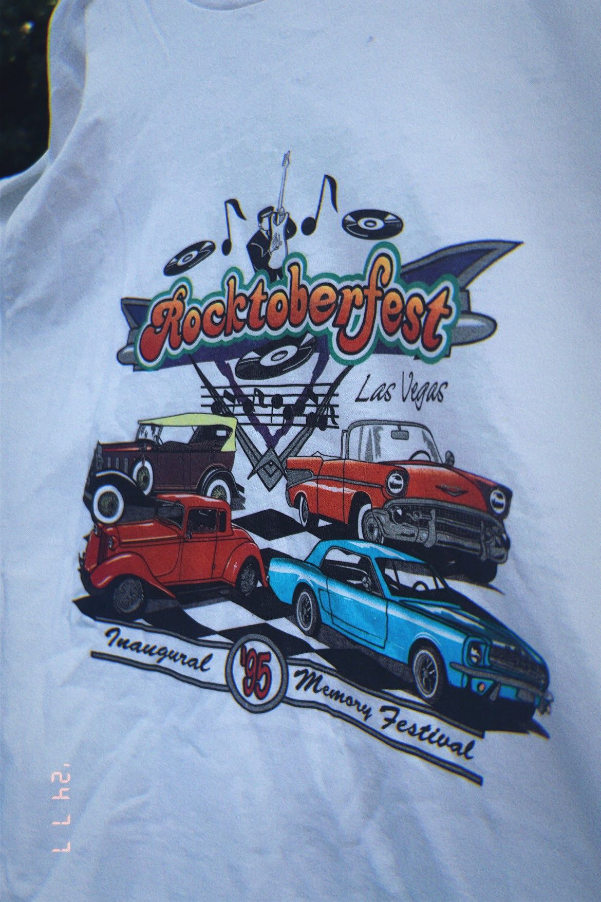 Fruit Of The Loom × Vintage 1995 rocktober tee Size US XL / EU 56 / 4 - 3 Thumbnail