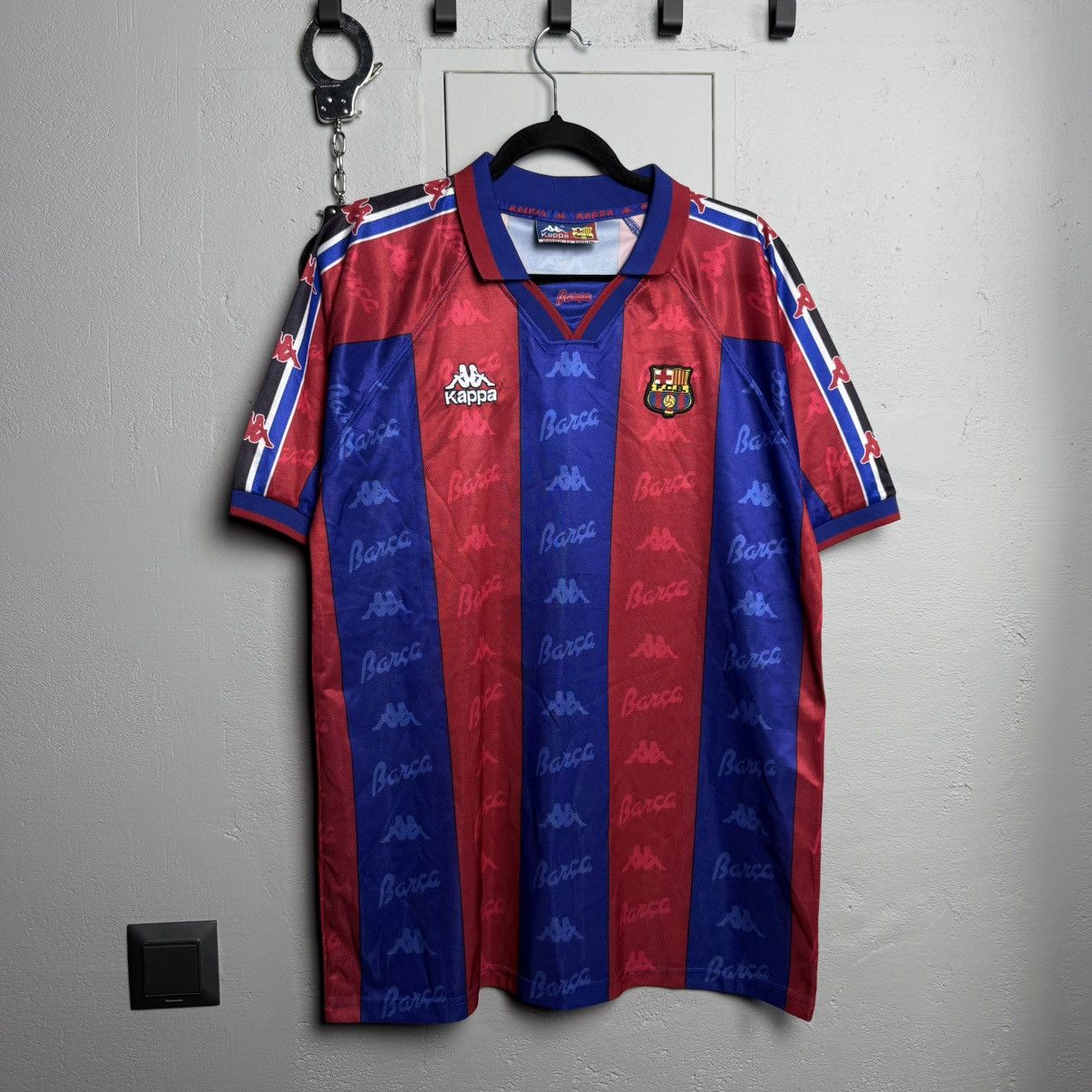 Kappa Vintage Kappa Barcelona Ronaldo 9 90’s Jersey Shirt Size US XL / EU 56 / 4 - 1 Thumbnail
