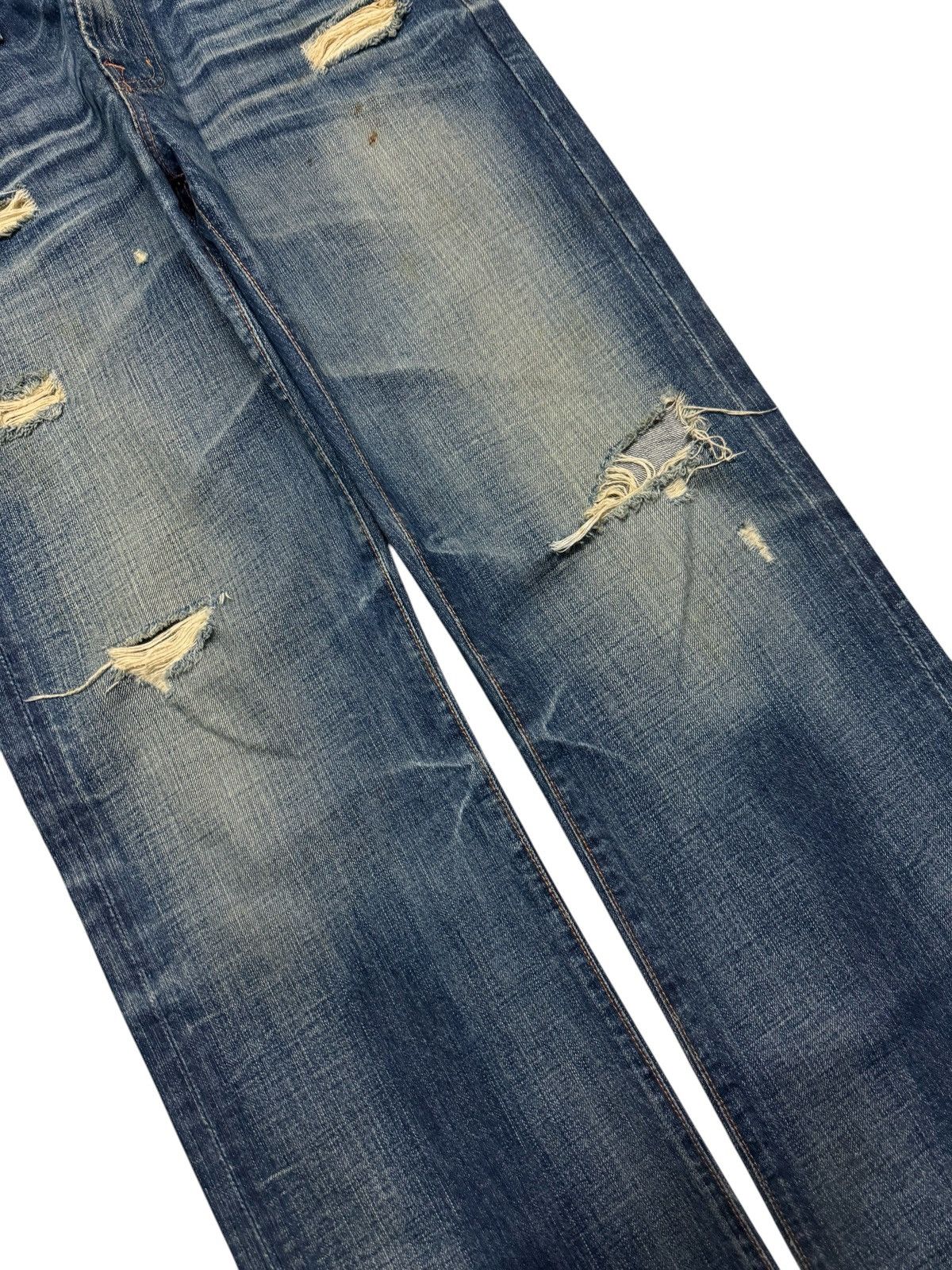 If Six Was Nine AG ADRIANO GOLDSCHMIED GRUNGE RUSTY CLAWMARK MUDWASH DISTRES Size US 32 / EU 48 - 8 Thumbnail