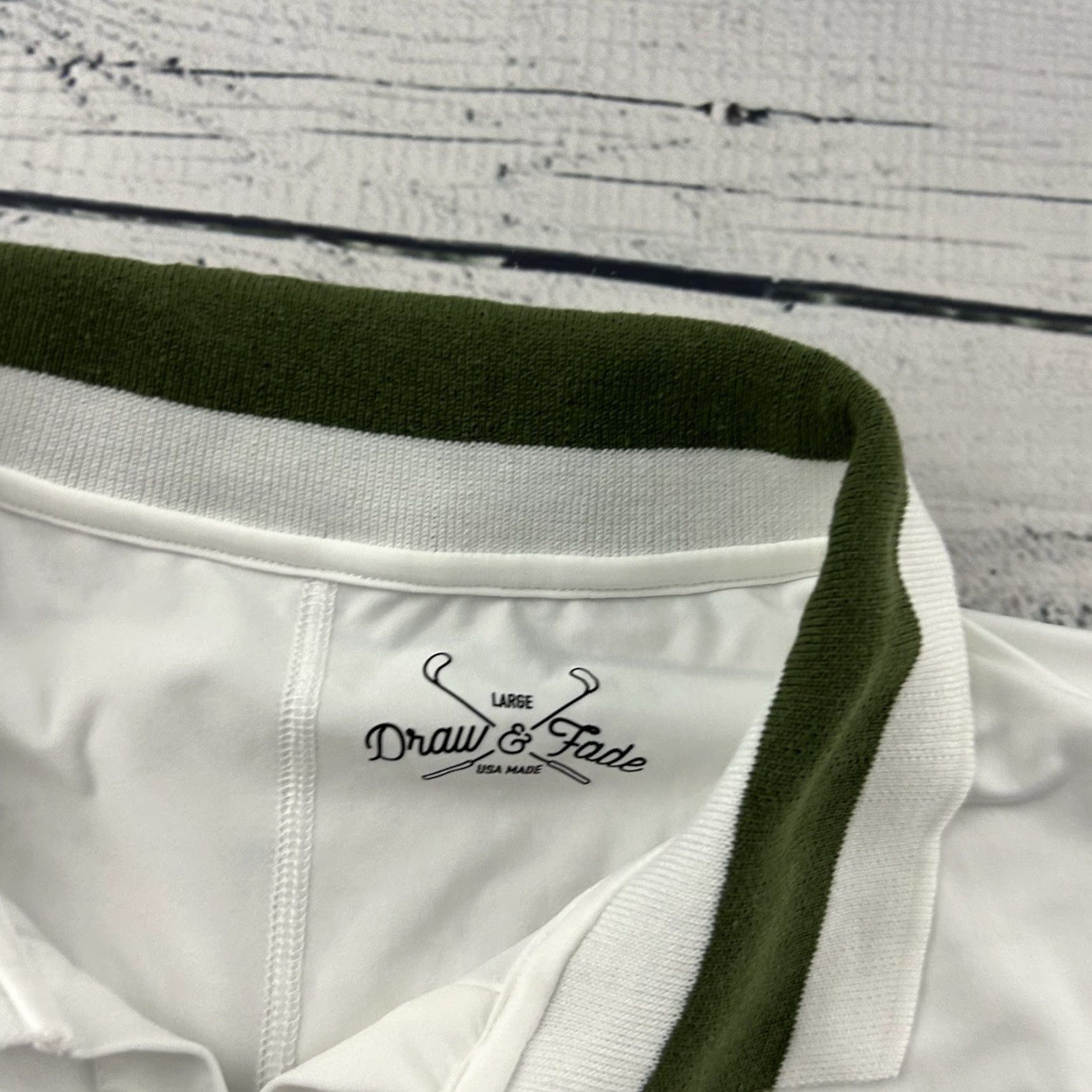 Vintage Draw & Fade Short Sleeve Golf Polo Shirt Women's L Green Size L / US 10 / IT 46 - 2 Thumbnail
