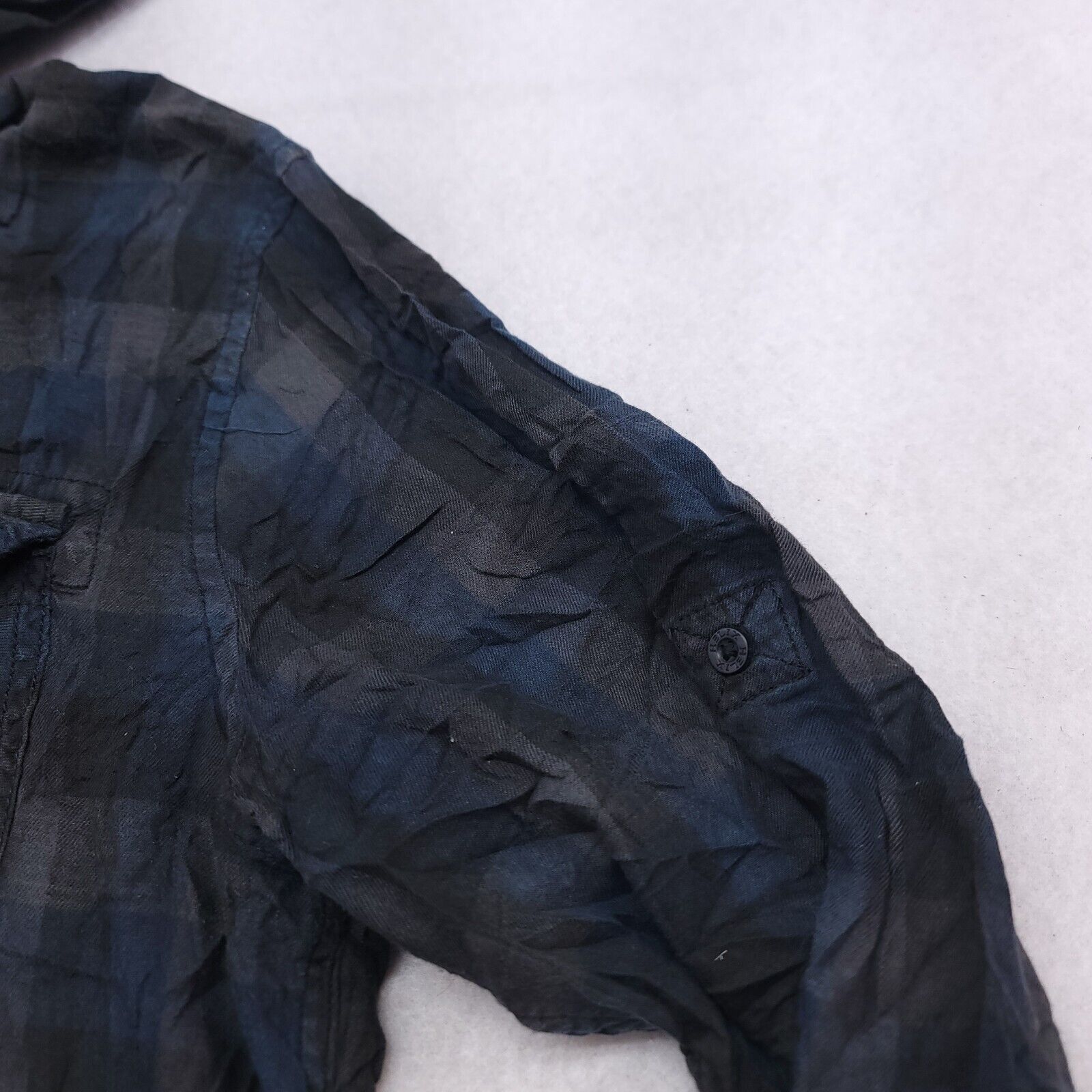 Helix Helix Casual Button Up Hoodie Mens Size Large L Blue Plaid Size US L / EU 52-54 / 3 - 5 Thumbnail