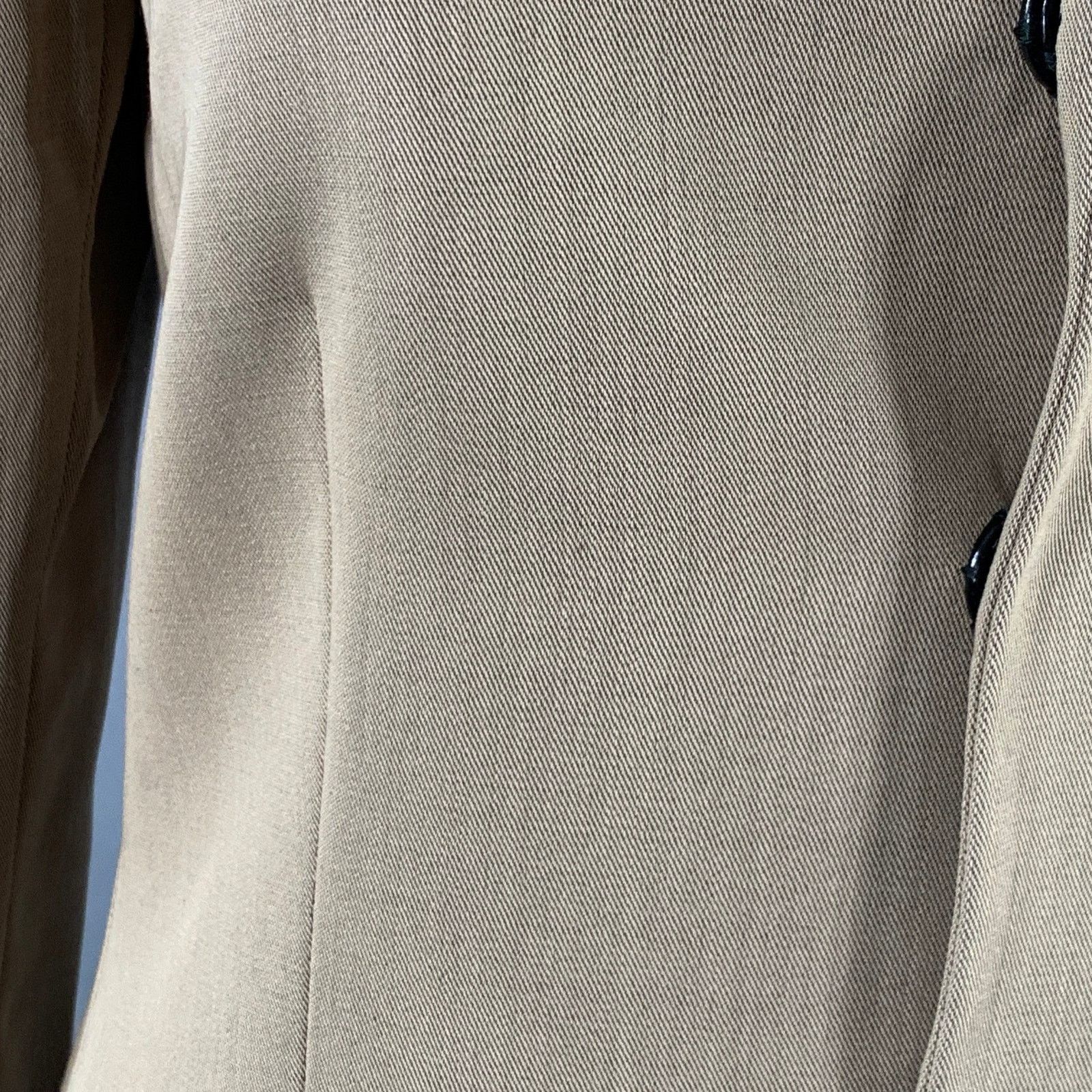 Jean Paul Gaultier JEAN PAUL GAULTIER 6 Beige Wool Single Breasted Skirt Suit Size 28" / US 6 / IT 42 - 8 Thumbnail