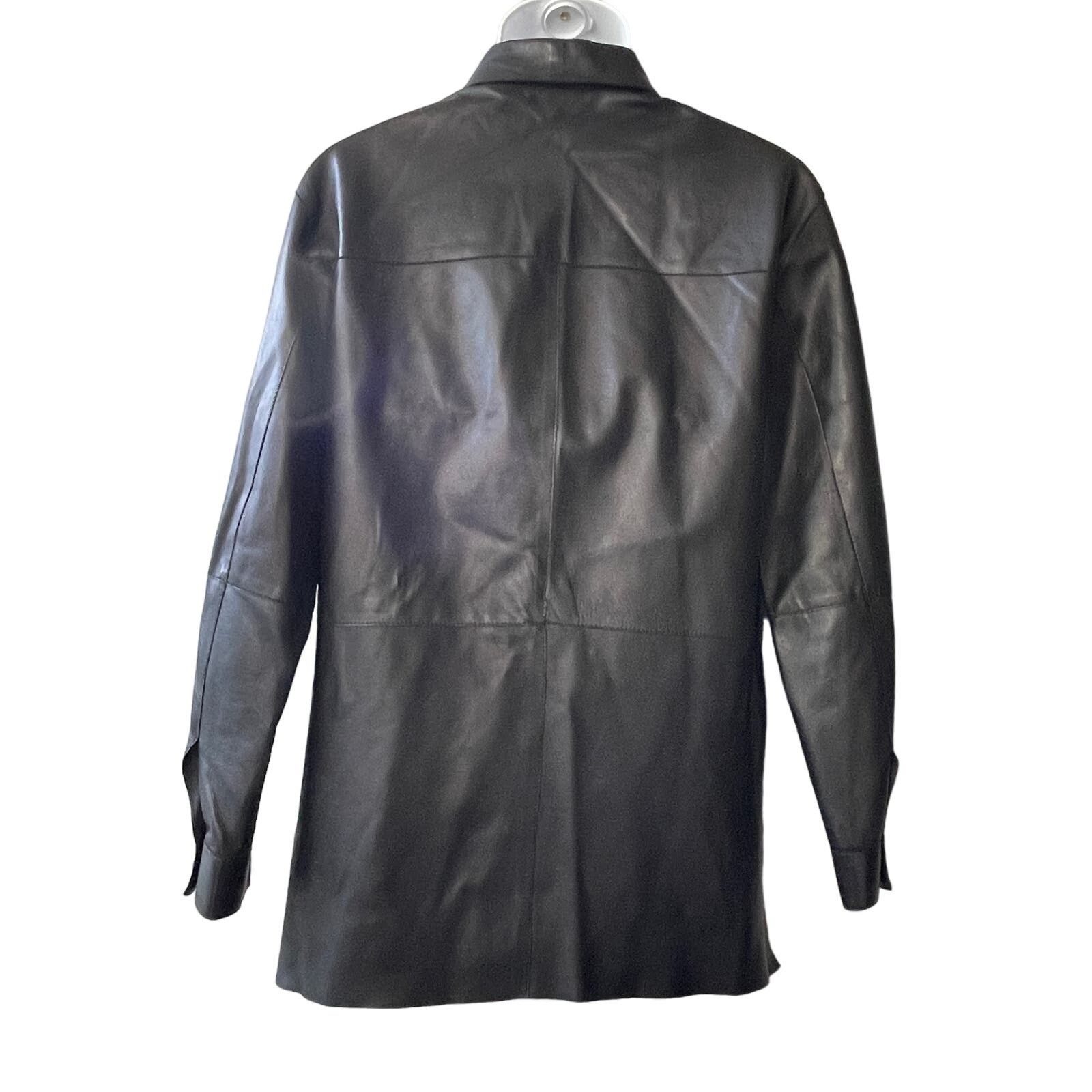 Other Alandales Glenn Laiken Nappa Leather Shacket Sz 38 NWOT Size US M / EU 48-50 / 2 - 2 Thumbnail
