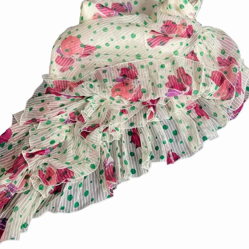 Paul & Joe NWT Paul & Joe Silk One-Shoulder Floral Asymmetrical Dress Size M / US 6-8 / IT 42-44 - 8 Thumbnail