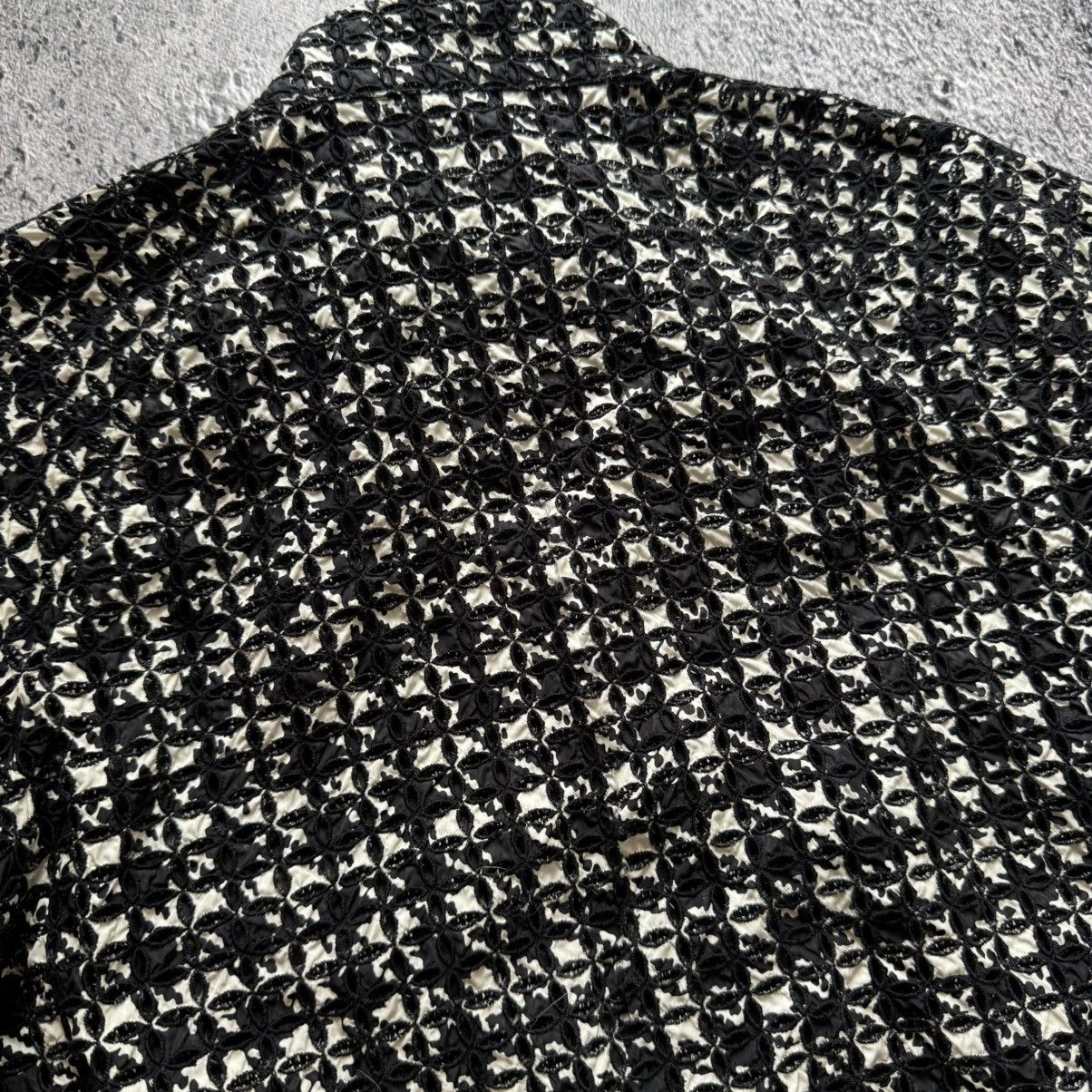 Moncler Moncler tweed print fiadone jacket black womens M size Size M / US 6-8 / IT 42-44 - 23 Thumbnail