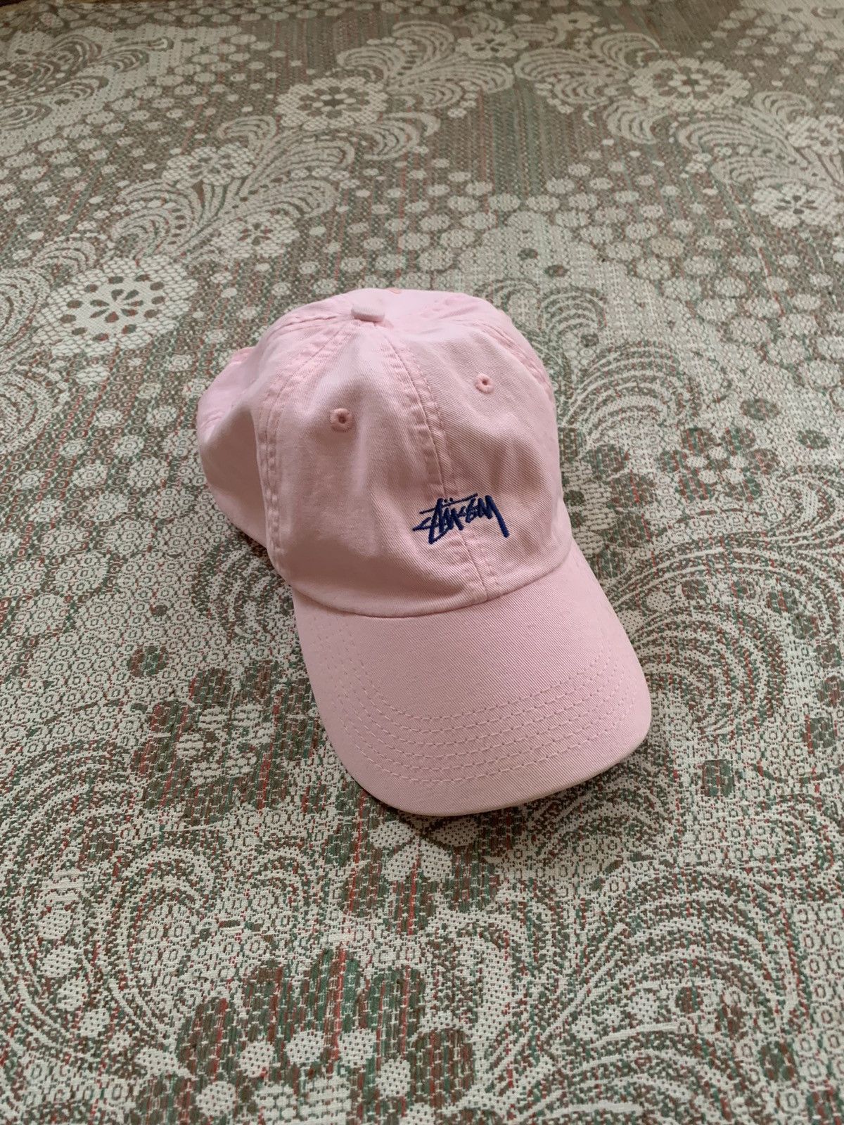 Japanese Brand × Stussy Stussy pink cap streetwear Size ONE SIZE - 2 Thumbnail