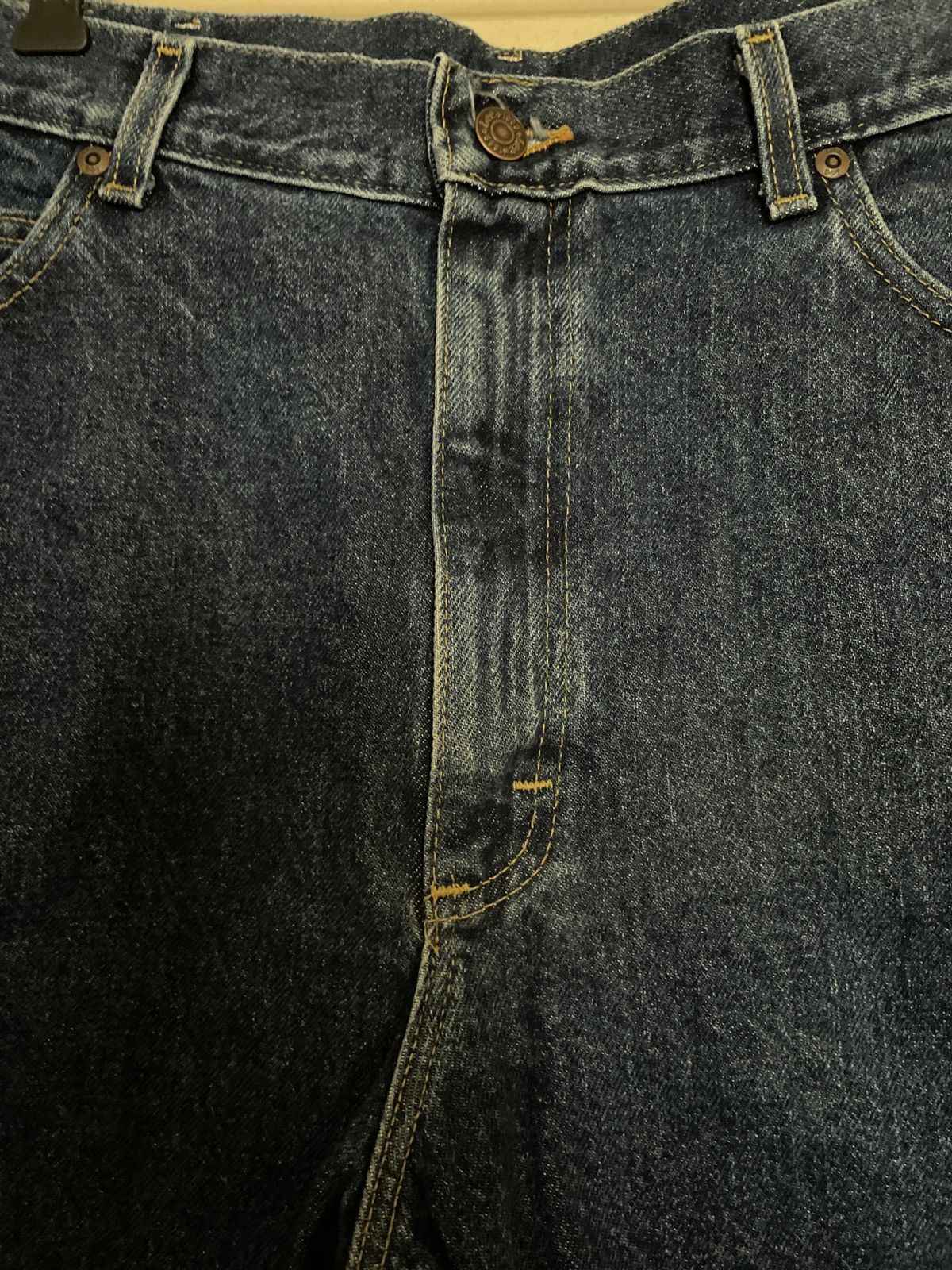 Lee × Vintage Lee BLUE Jean Shorts Jorts 40 vintage denim 100% cotton 🔥🇺🇸 Size US 40 / EU 56 - 4 Thumbnail