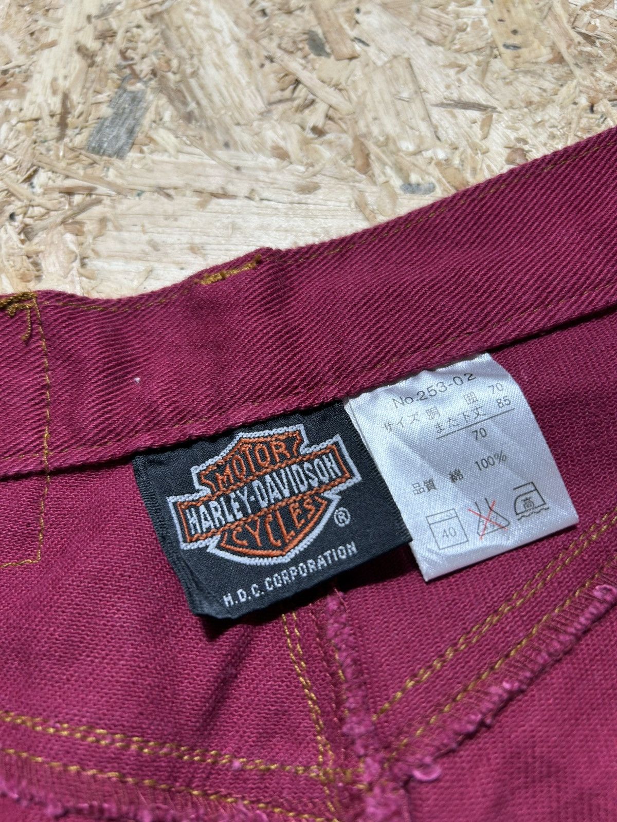 Harley Davidson Vintage Harley Davidson Wide Pants Size US 26 / EU 42 - 13 Thumbnail