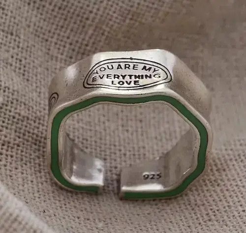 Other Adjustable You R My Everything Ring Size ONE SIZE - 3 Thumbnail