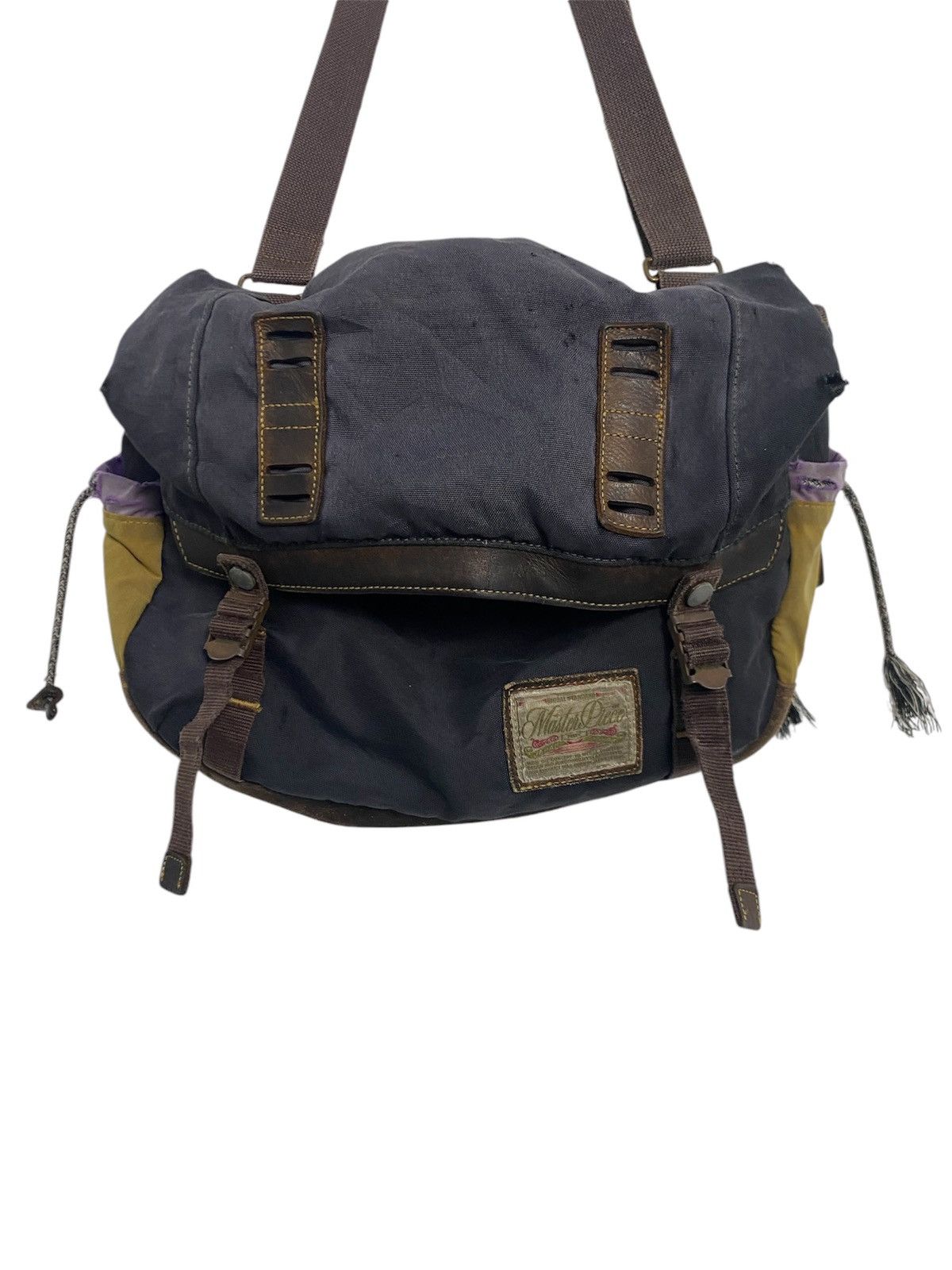 Head Porter × Japanese Brand × MasterPiece Japan Brand MASTERPIECE Sling Bag Destroyed Style Size ONE SIZE - 2 Thumbnail
