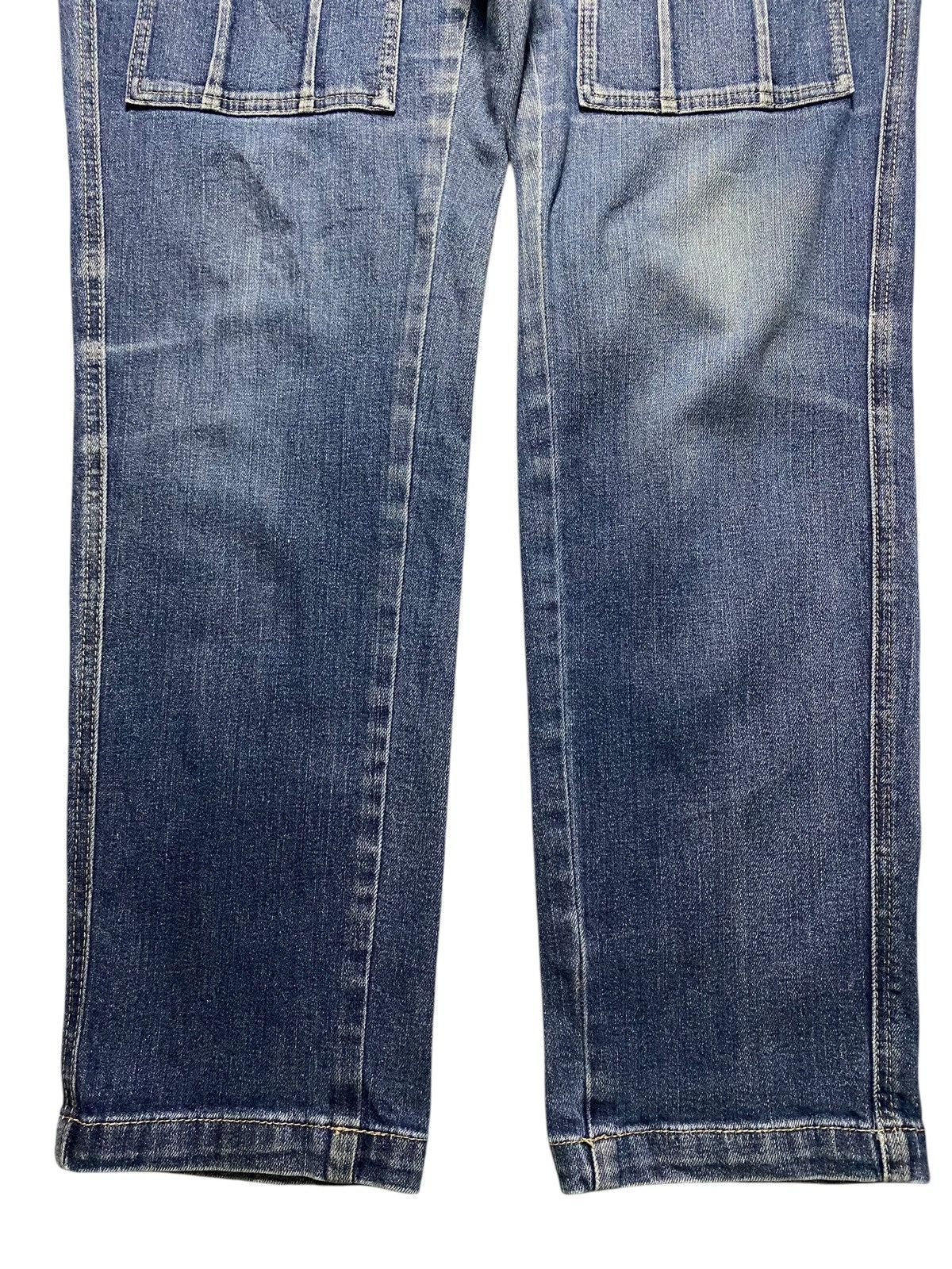 Japanese Brand Japanese Brand like Mercibeaucoup Blue Wash Bush Pants Size US 35 - 5 Thumbnail