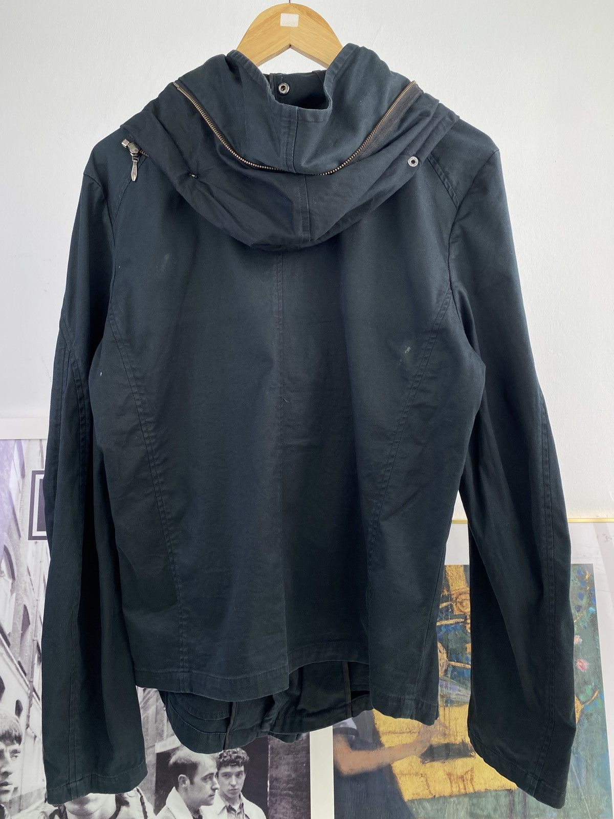 2000’s Tornado Mart Asymmetrical Zip-up Hooded Jacke