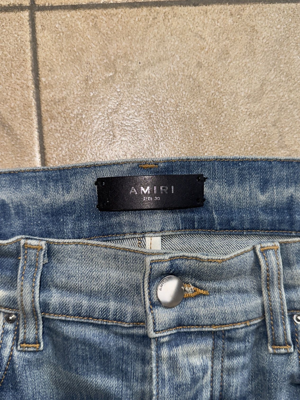 Amiri AMIRI Blue PJ Thrasher Jeans Size US 30 / EU 46 - 4 Thumbnail