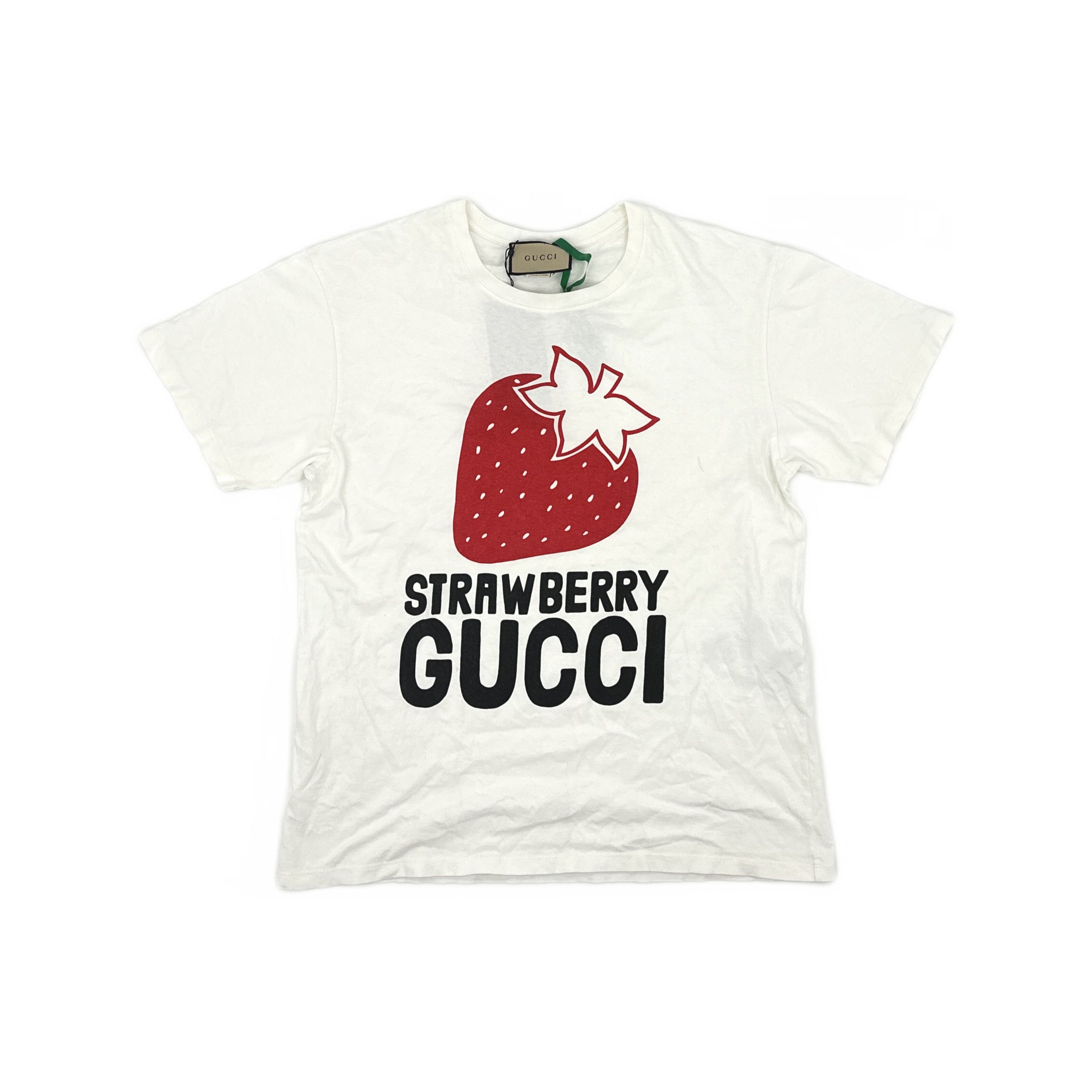 Gucci Gucci Strawberry Graphic Print T-Shirt M Size M / US 6-8 / IT 42-44 - 1 Thumbnail