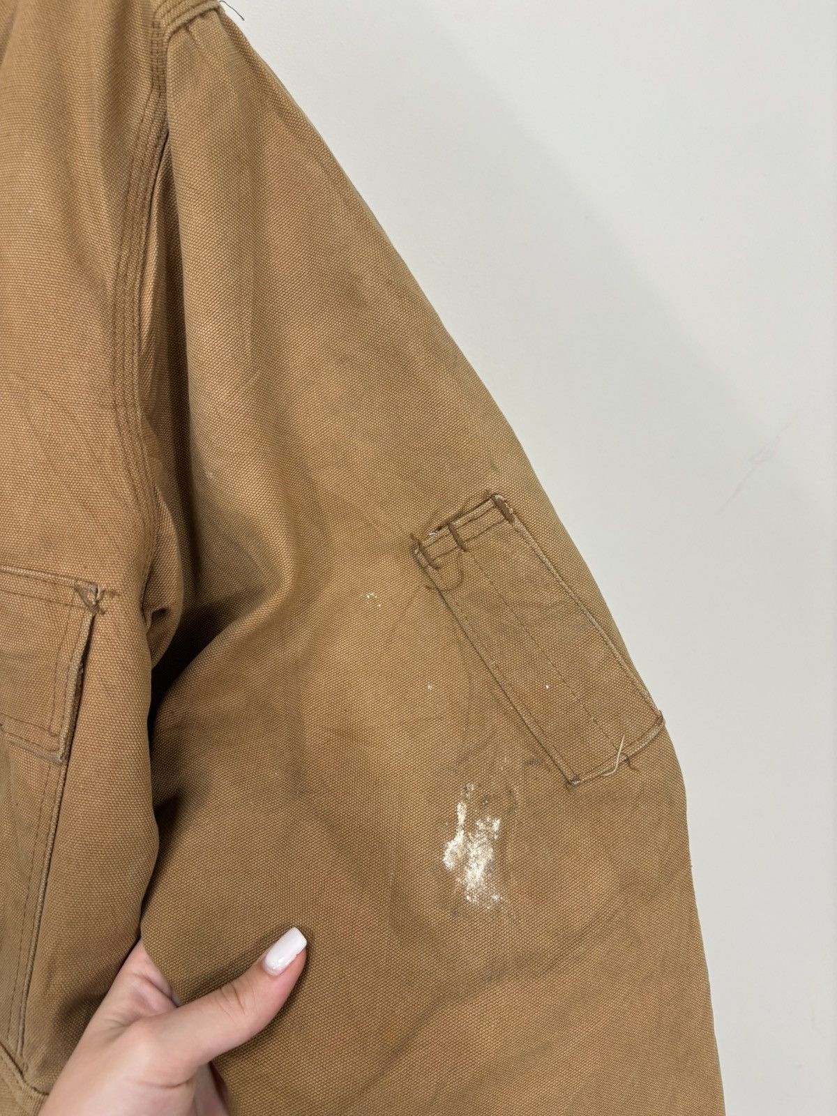 Carhartt Vintage 90s Carhartt USA Made Work Hype Boxy Cropped Jacket Size US M / EU 48-50 / 2 - 13 Thumbnail