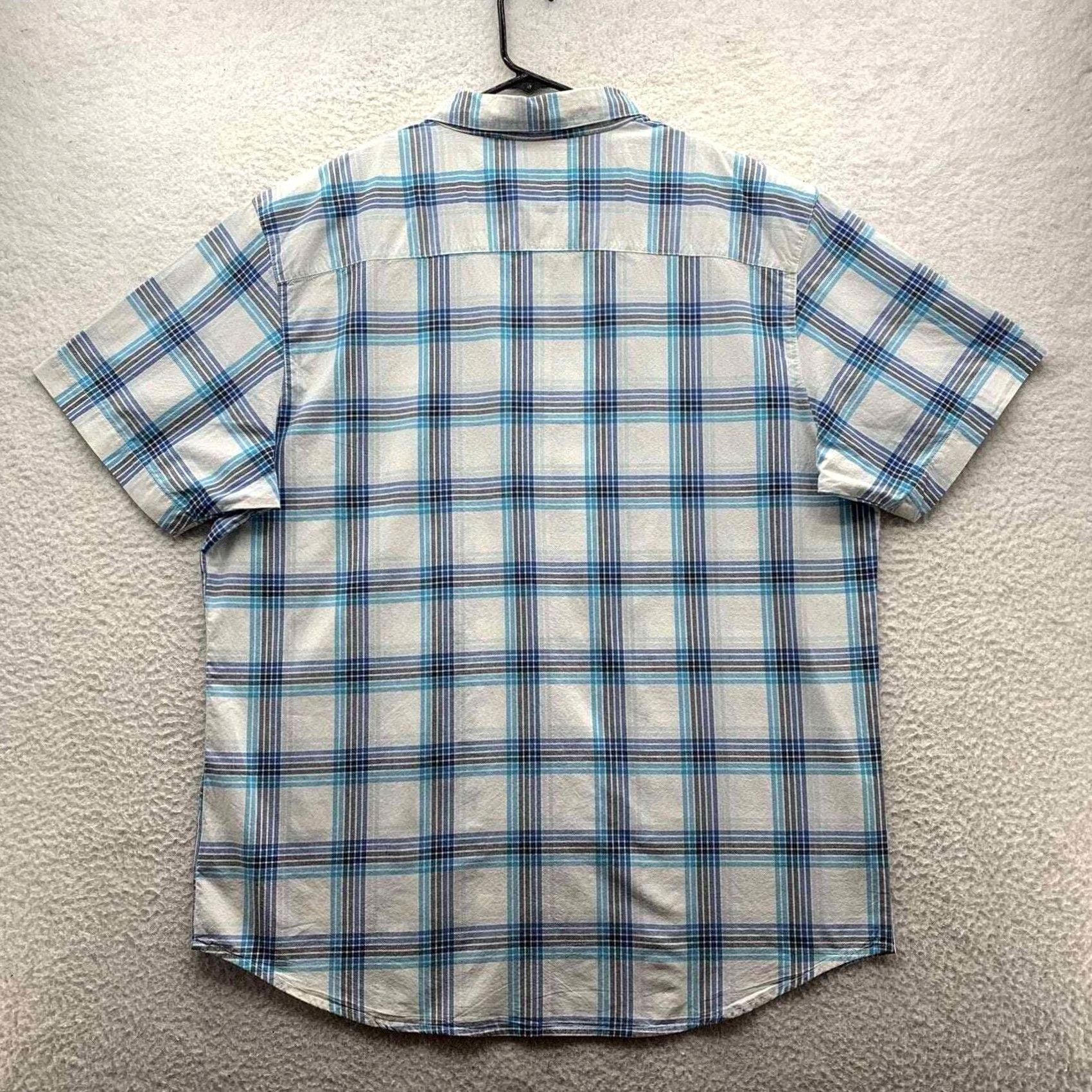 Vintage Columbia Button Up Shirt Mens XL White Blue Plaid Outdoors Hiking Dad Size US XL / EU 56 / 4 - 5 Thumbnail