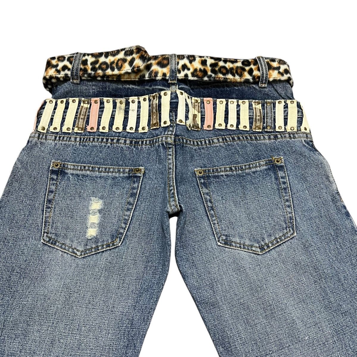 Japanese Brand Y2K Double Waist Denim Pants Mouth Valley Size US 30 / EU 46 - 7 Thumbnail