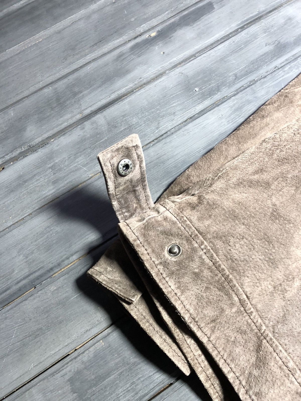 Other VTG Yohji Yamamoto Style Cropped Kanye Boxy Leather Jacket Size US M / EU 48-50 / 2 - 9 Thumbnail