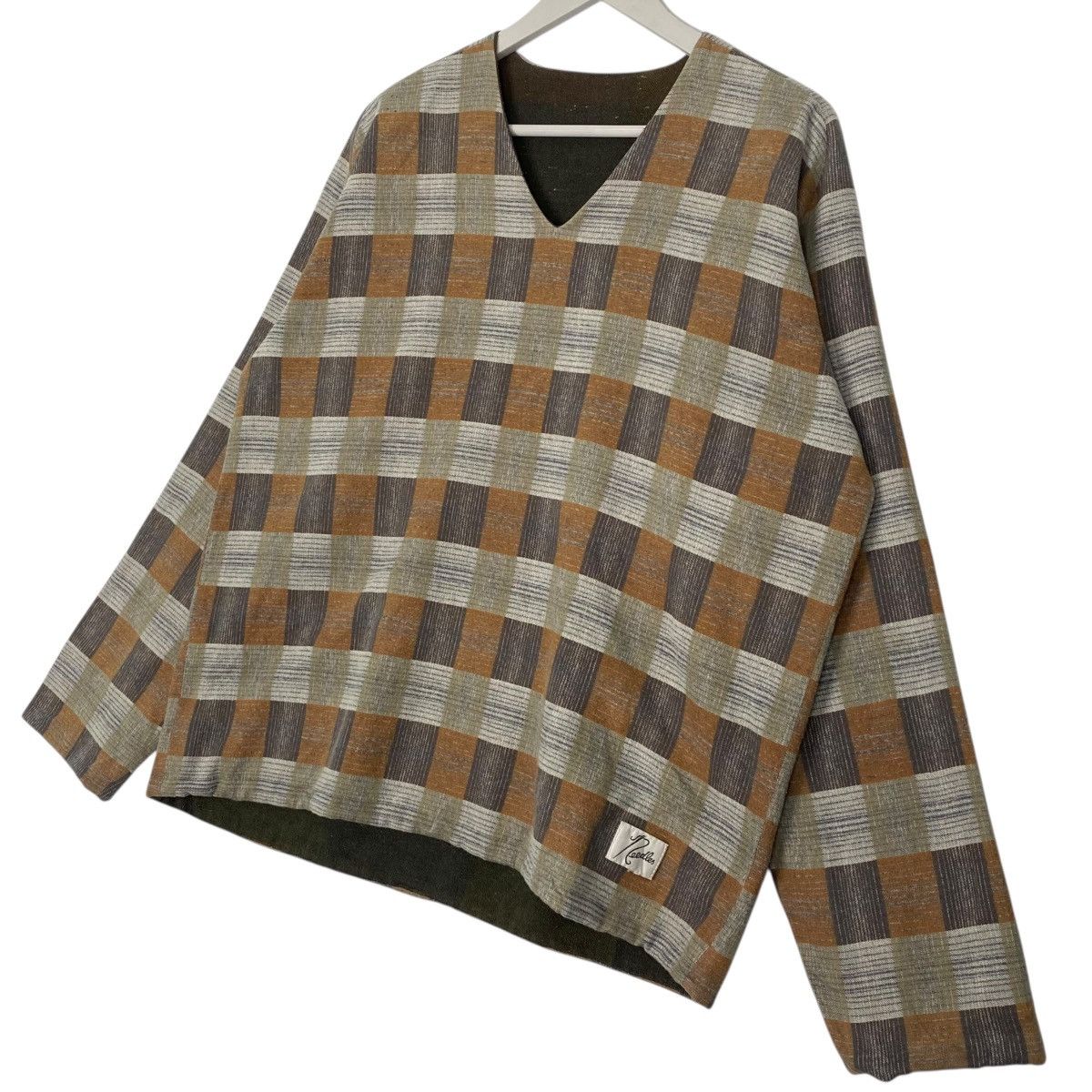 Other Vintage Needles Knit Sweater Brown Pullover Jumper Size M Size US M / EU 48-50 / 2 - 2 Thumbnail
