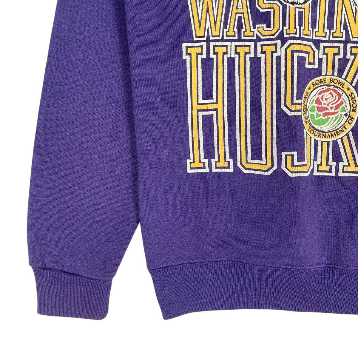 Lee Vintage 1991 Rose Bowl Washington Huskies Sweatshirt Size S Size US S / EU 44-46 / 1 - 5 Thumbnail