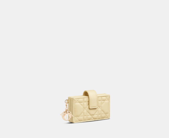 Dior o1w1db10426 S0074O Size : OS / Card Holder in Pastel Yellow Size ONE SIZE - 2 Thumbnail