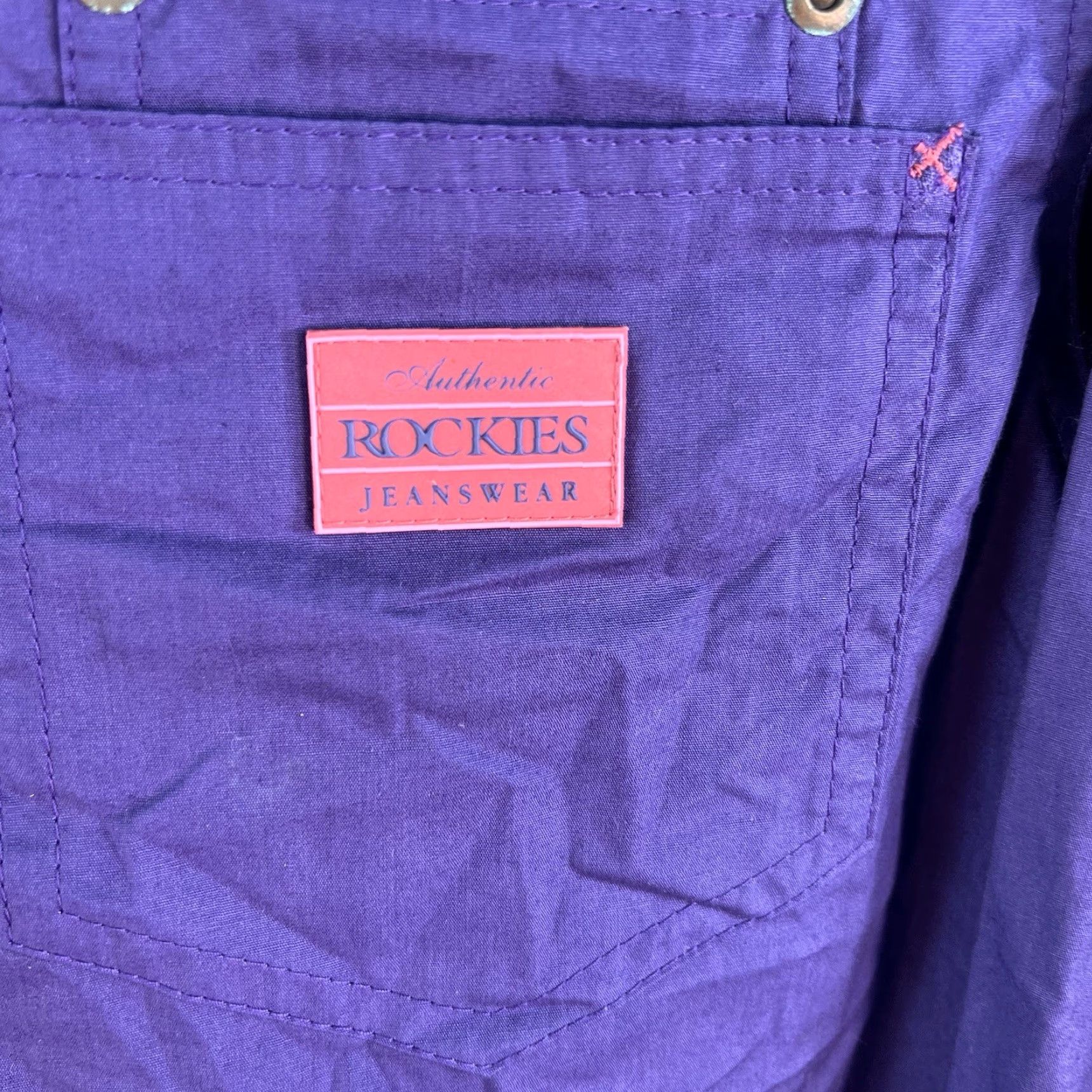 Vintage VINTAGE Rockies Western Shirt Women's Size M Purple Casual Western Style Embroidered Long Sleeve US 90s Womens Size M / US 6-8 / IT 42-44 - 6 Thumbnail