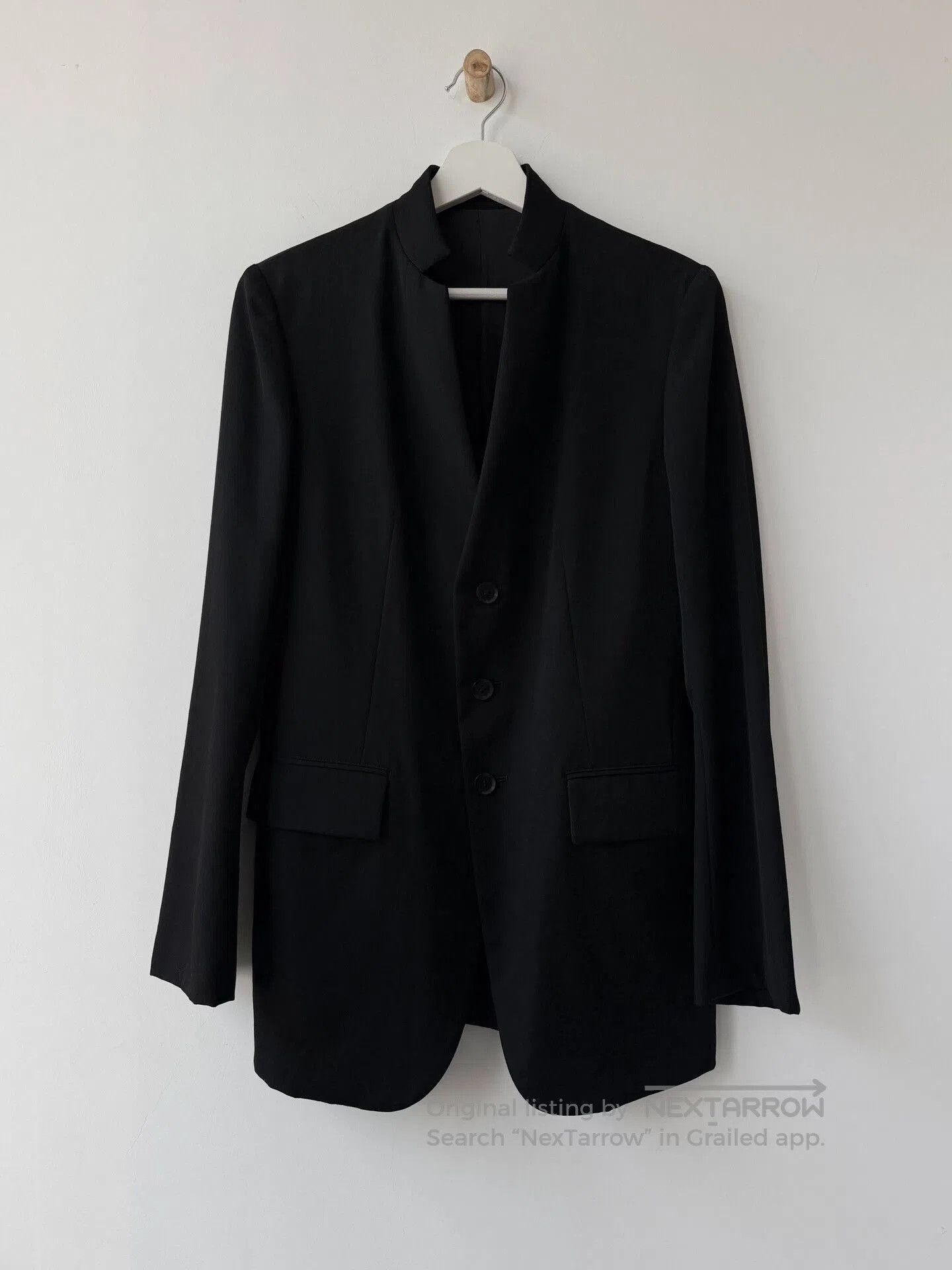 Y's yohji yamamoto y's black minimalist blazer. Size US M / EU 48-50 / 2 - 2 Thumbnail