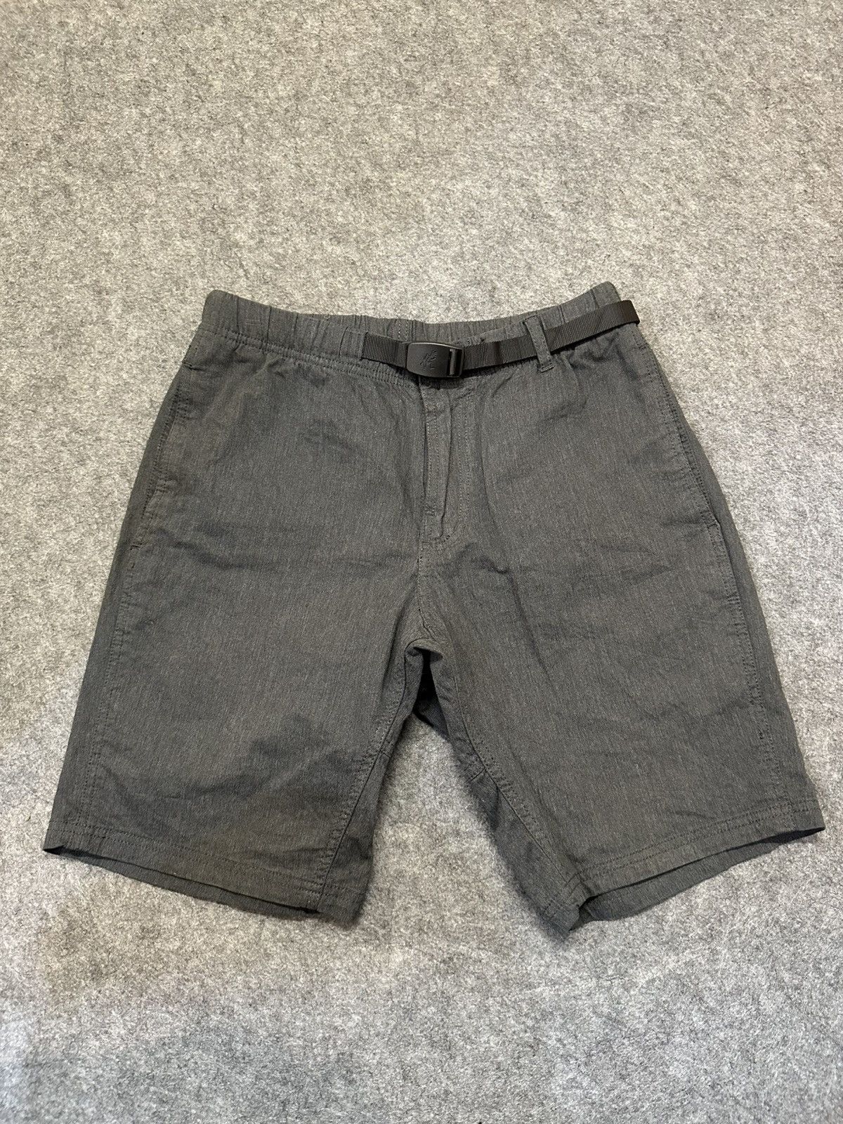 Gramicci Gramicci heather gray NN-shorts an adjustable webbing belt. Size US 31 - 1 Thumbnail
