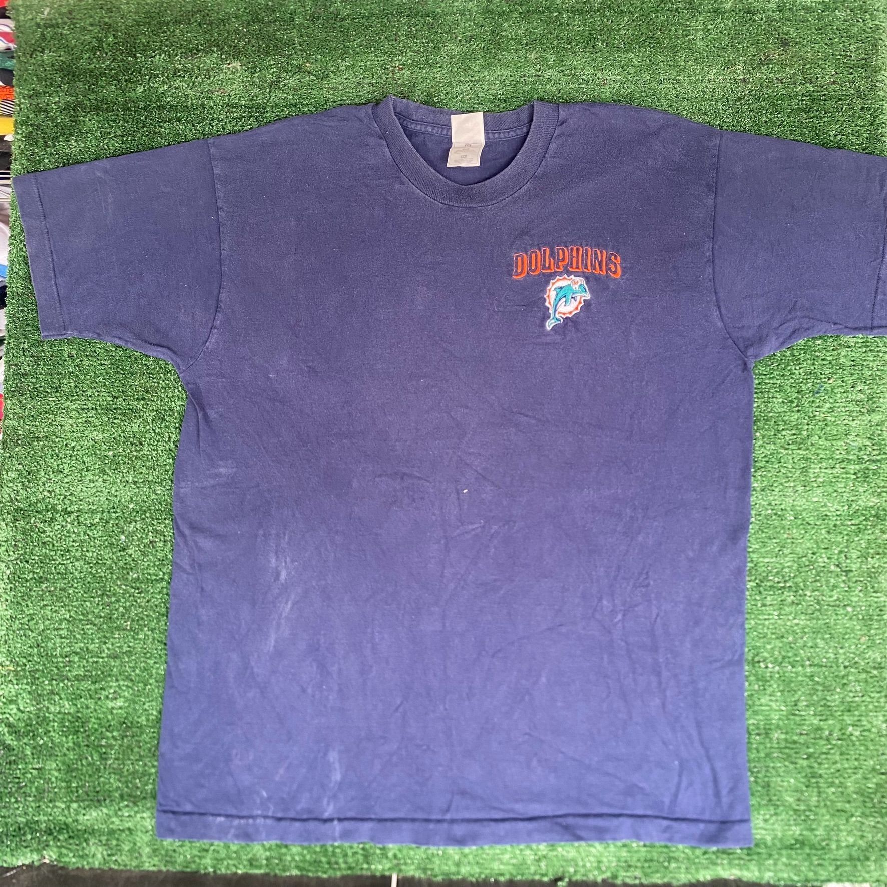 NFL Vintage 90s Miami Dolphins Shirt NFL Football Logo Tee Size US XL / EU 56 / 4 - 1 Thumbnail
